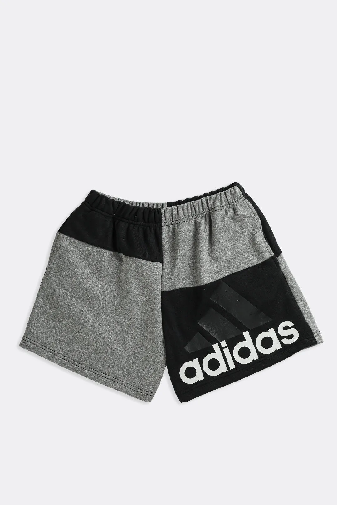 Rework Adidas Patchwork Sweatshorts - M Frankie