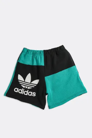 Rework Adidas Patchwork Sweatshorts - S Frankie