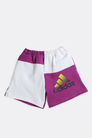 Rework Adidas Patchwork Sweatshorts - XS Frankie