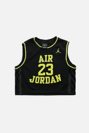 Rework Air Jordan Basketball Crop Jersey - S Frankie
