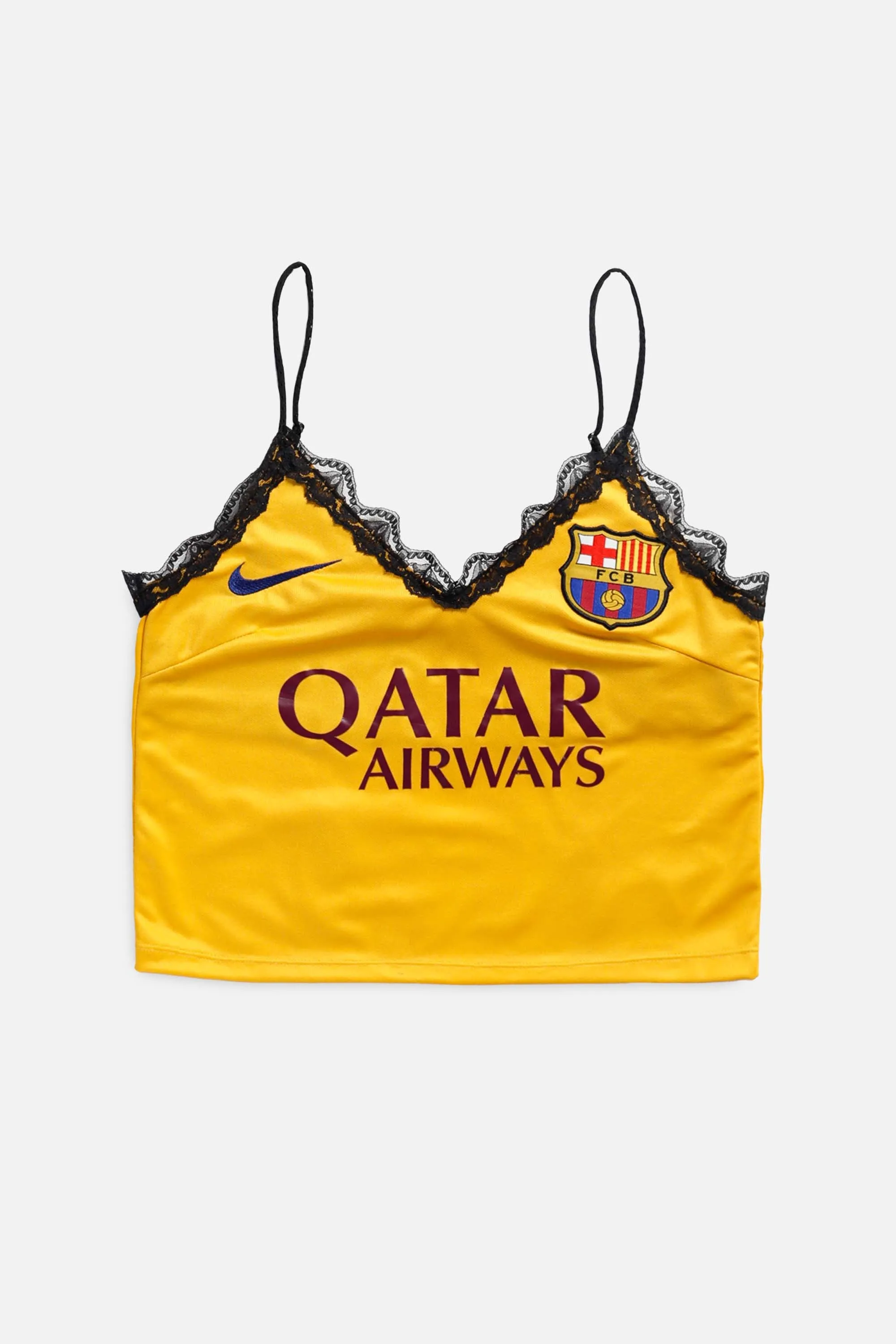 Rework Barcelona Soccer Lace Tank - S Frankie