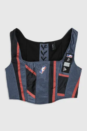 Rework Bobcats NBA Jersey Corset - L Frankie