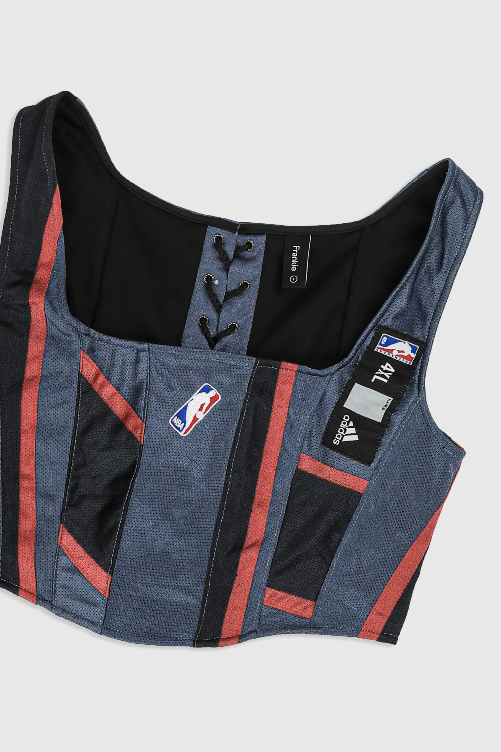 Rework Bobcats NBA Jersey Corset - L Frankie