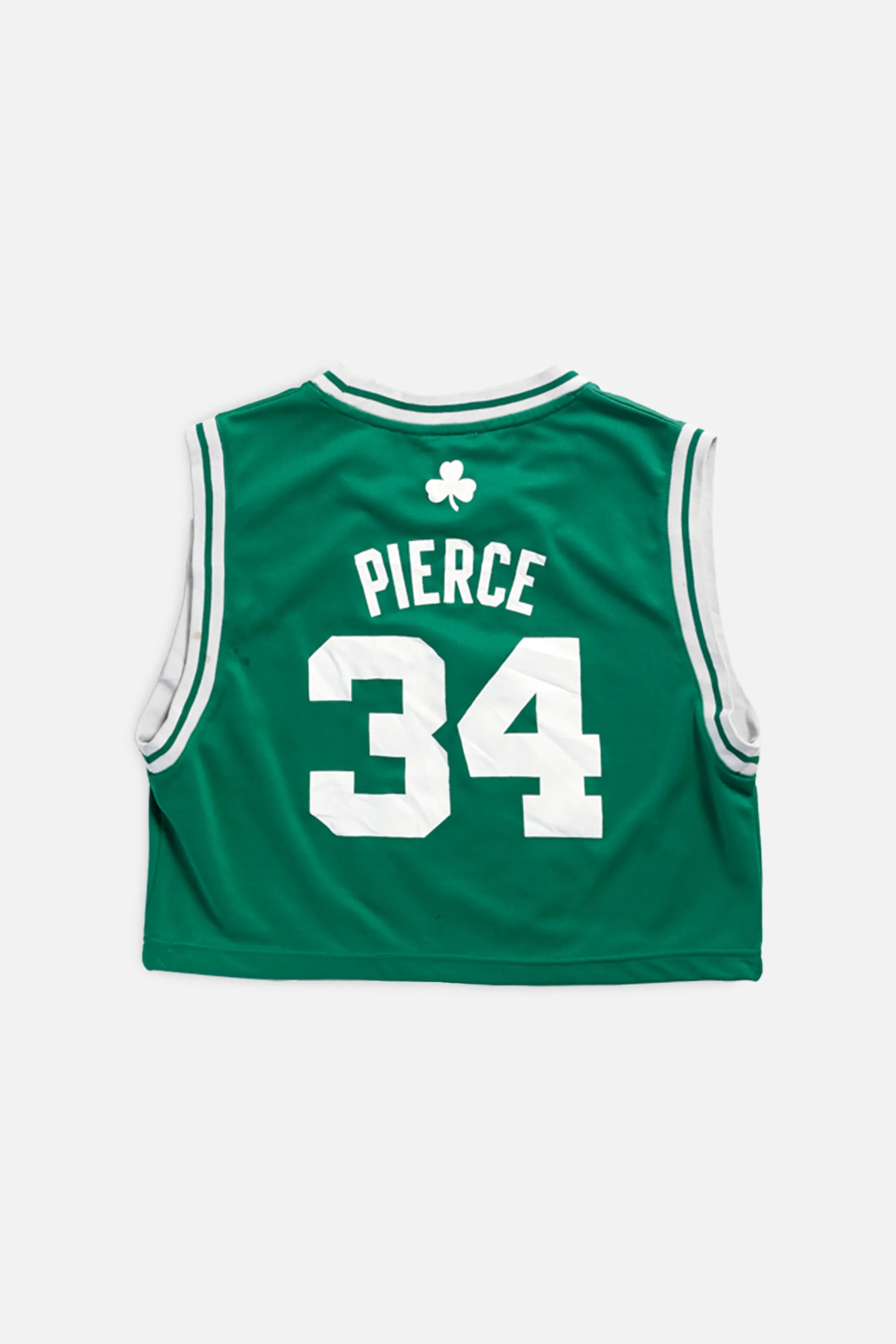 Rework Boston Celtics NBA Crop Jersey - M Frankie