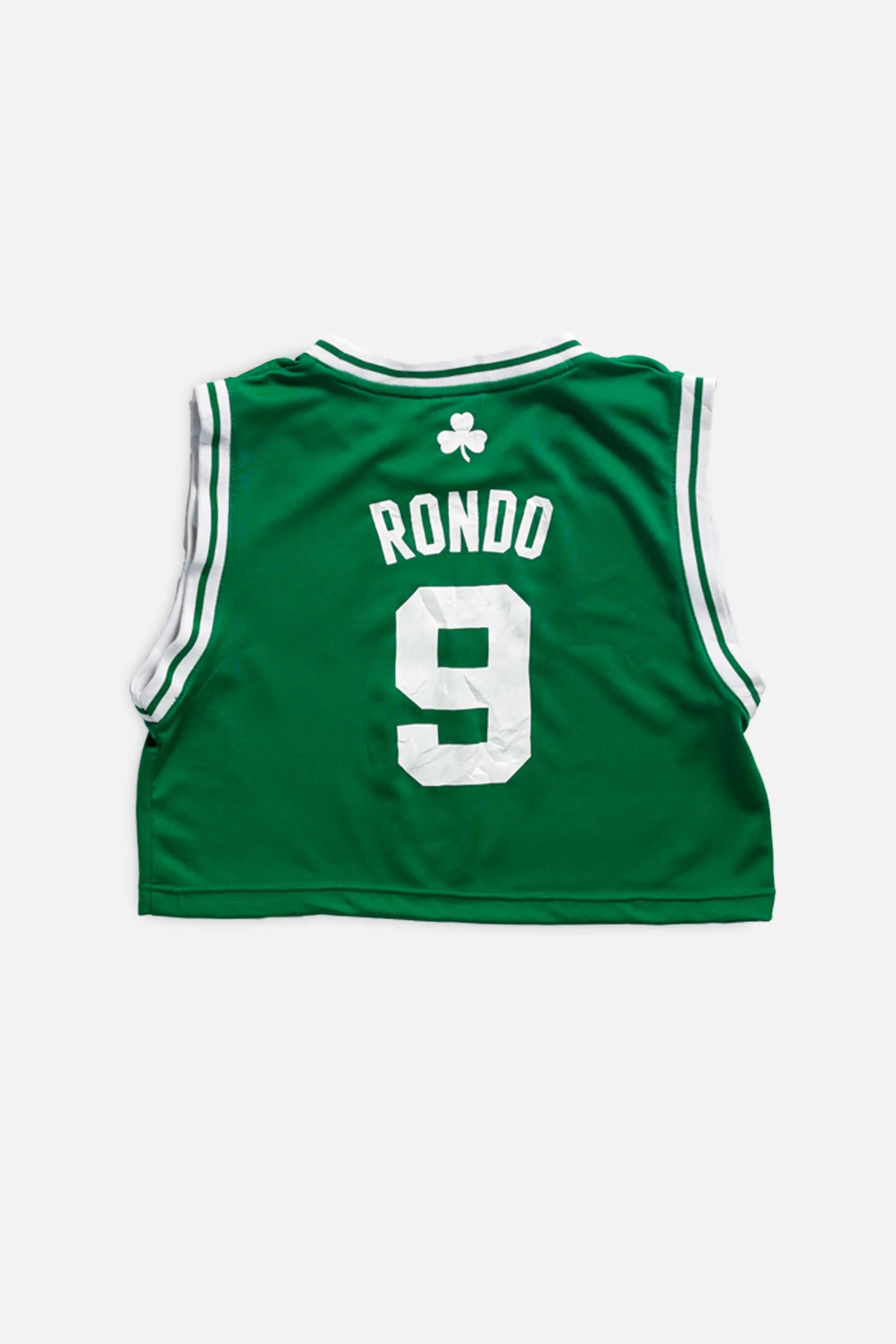 Rework Boston Celtics NBA Crop Jersey - S Frankie