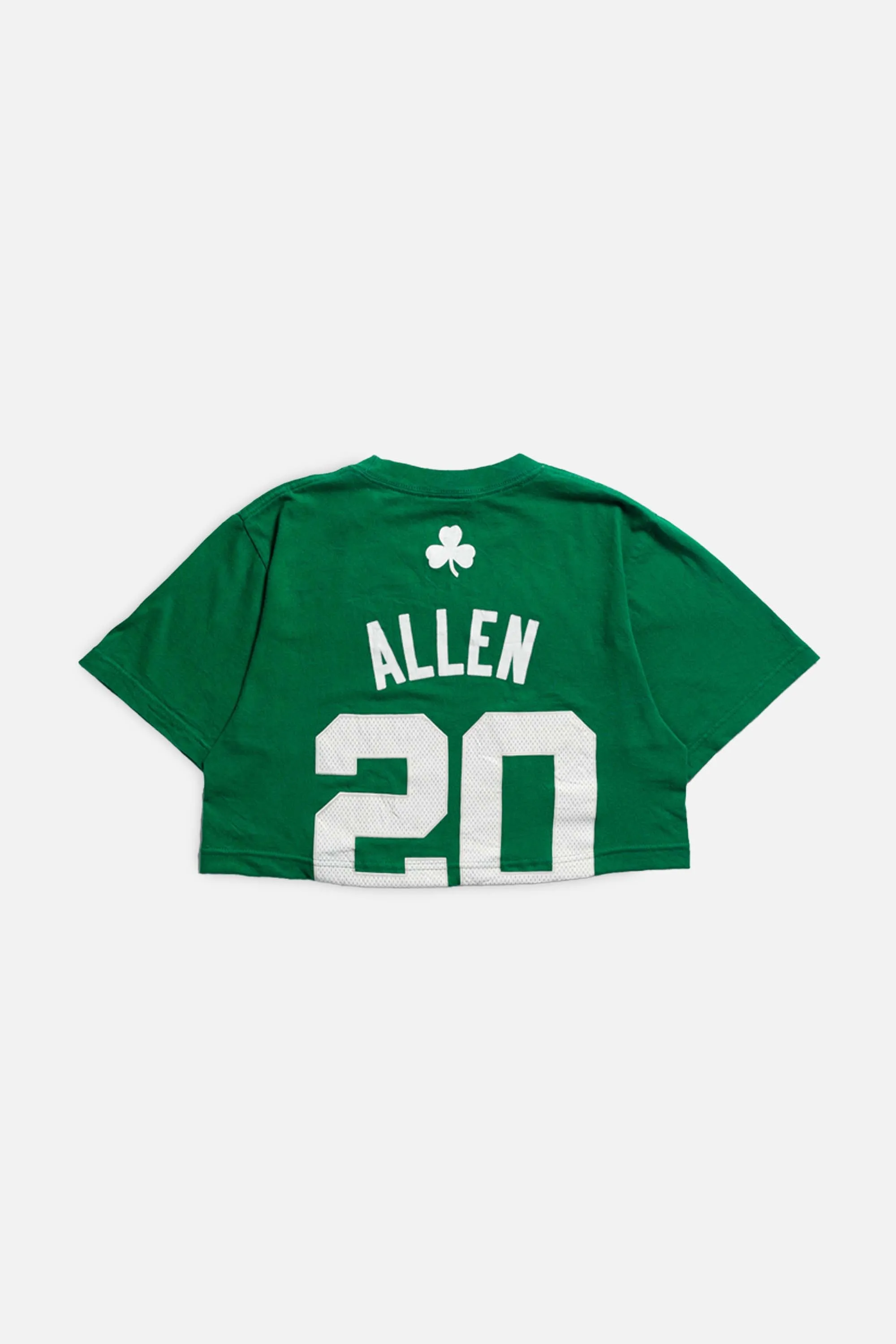 Rework Boston Celtics NBA Crop Tee - S Frankie