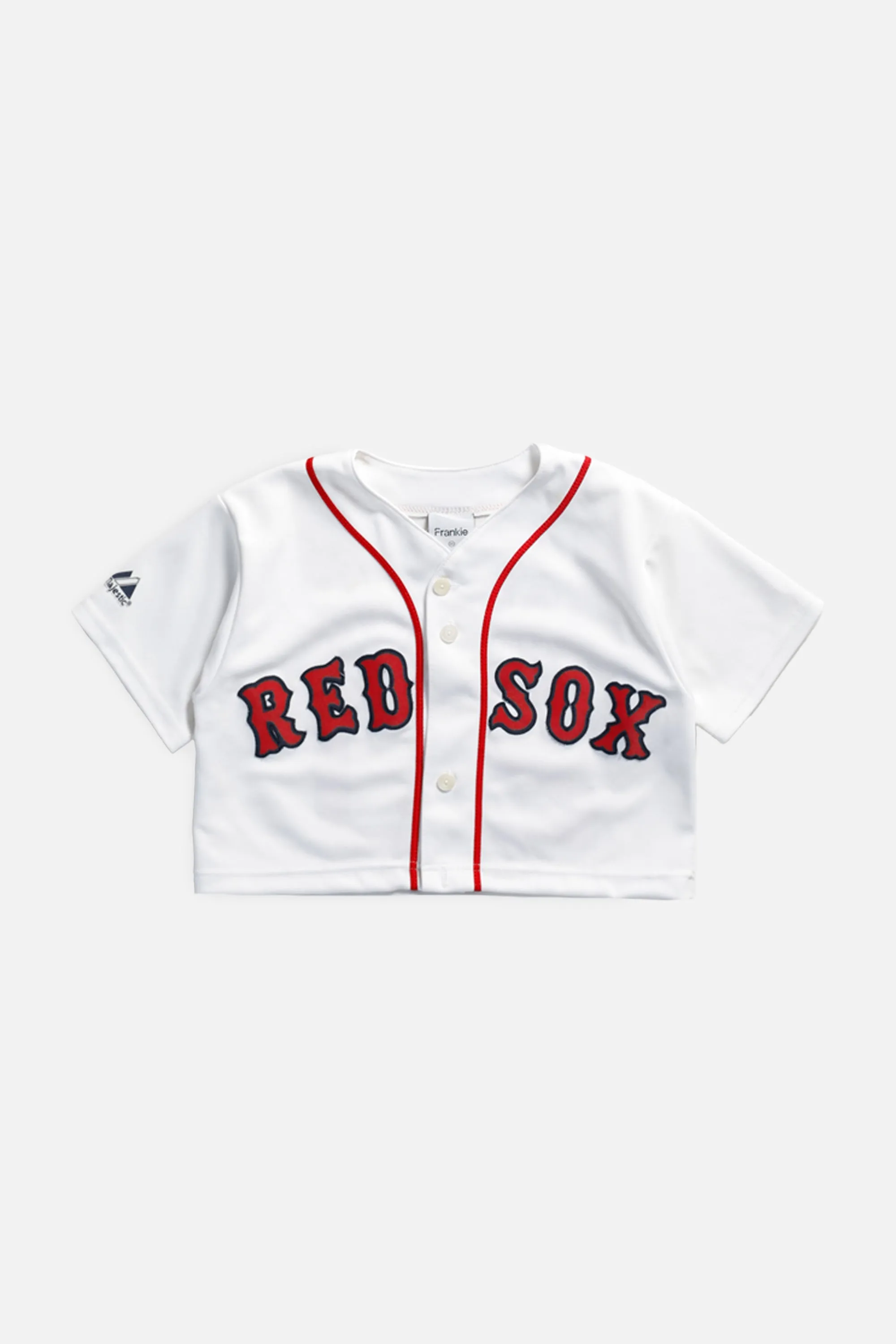 Rework Boston Red Sox MLB Crop Jersey - XS Frankie