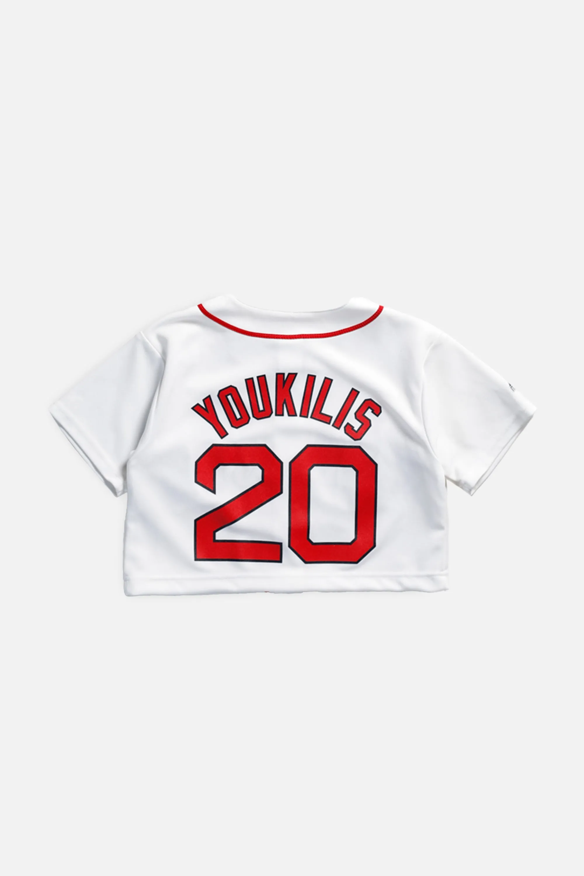 Rework Boston Red Sox MLB Crop Jersey - XS Frankie