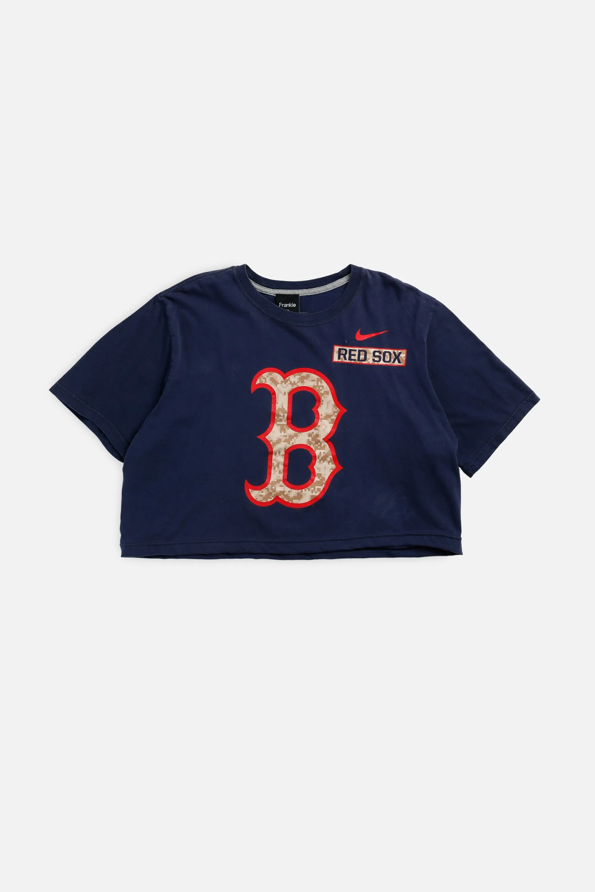 Rework Boston Red Sox MLB Crop Tee - XL Frankie