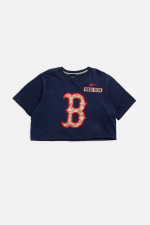 Rework Boston Red Sox MLB Crop Tee - XL Frankie