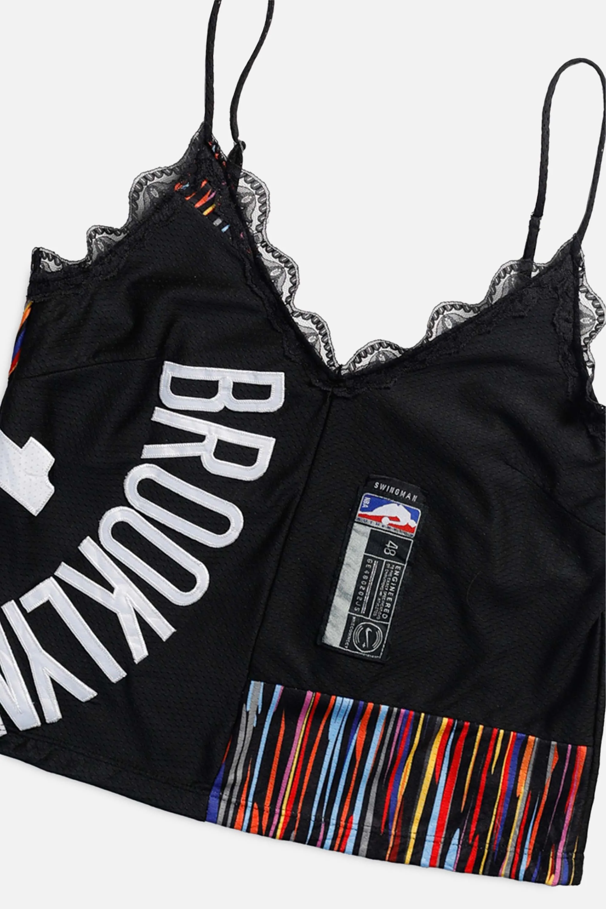 Rework Brooklyn NBA Lace Tank - S Frankie