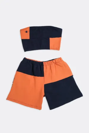 Rework Champion Patchwork Sweatshorts Set - L Frankie