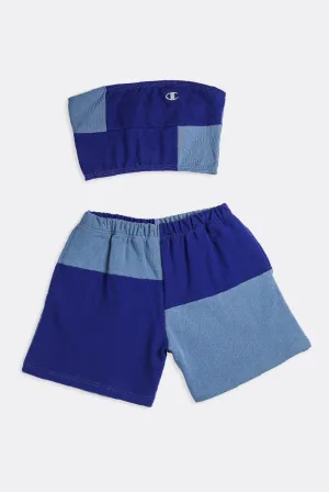 Rework Champion Patchwork Sweatshorts Set - L Frankie