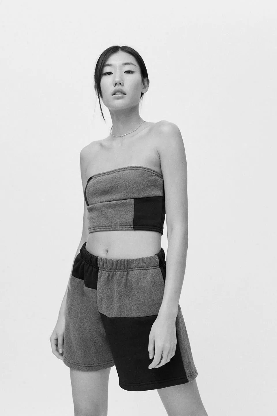 Rework Champion Patchwork Sweatshorts Set - M Frankie