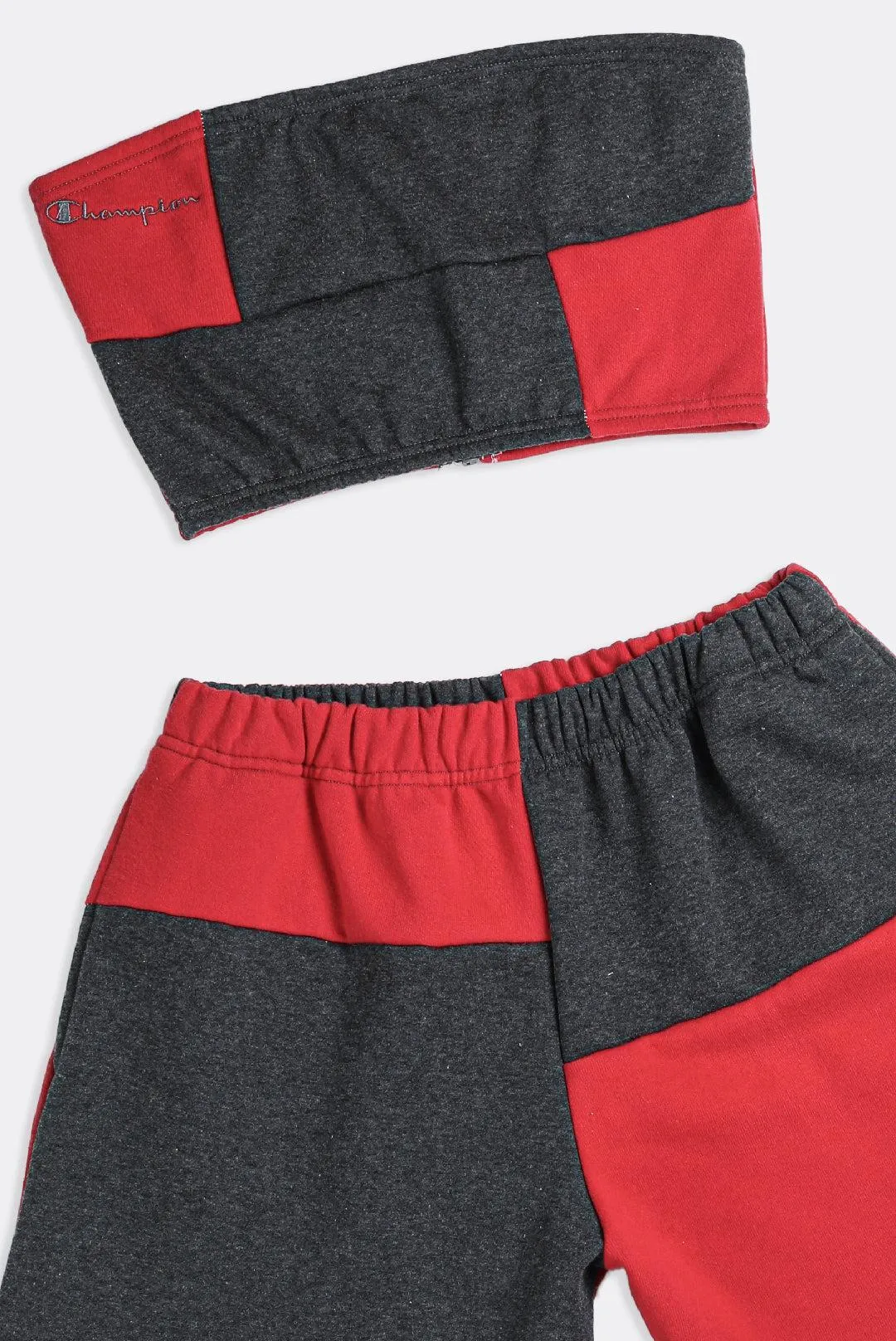 Rework Champion Patchwork Sweatshorts Set - M Frankie