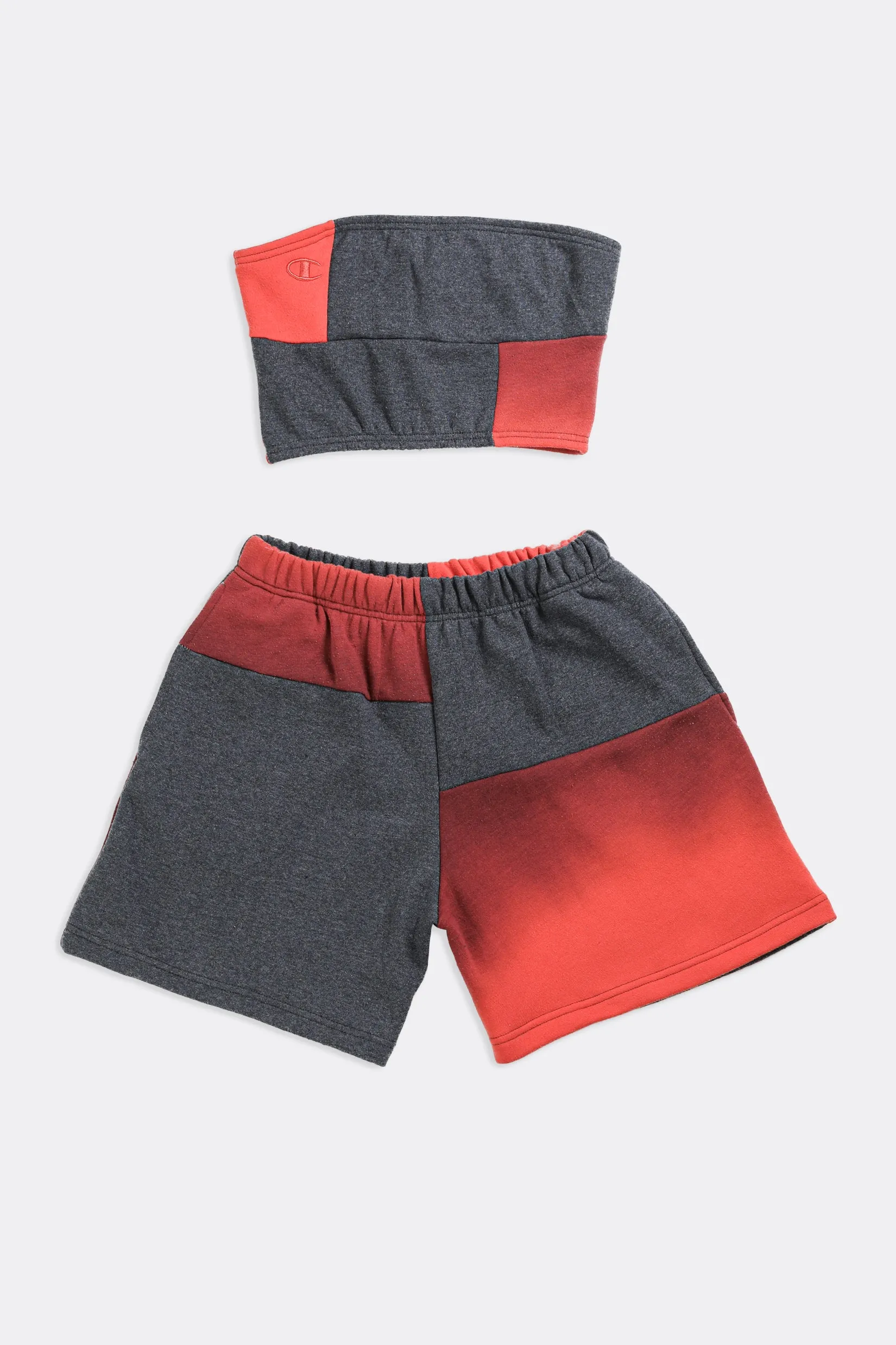 Rework Champion Patchwork Sweatshorts Set - S Frankie