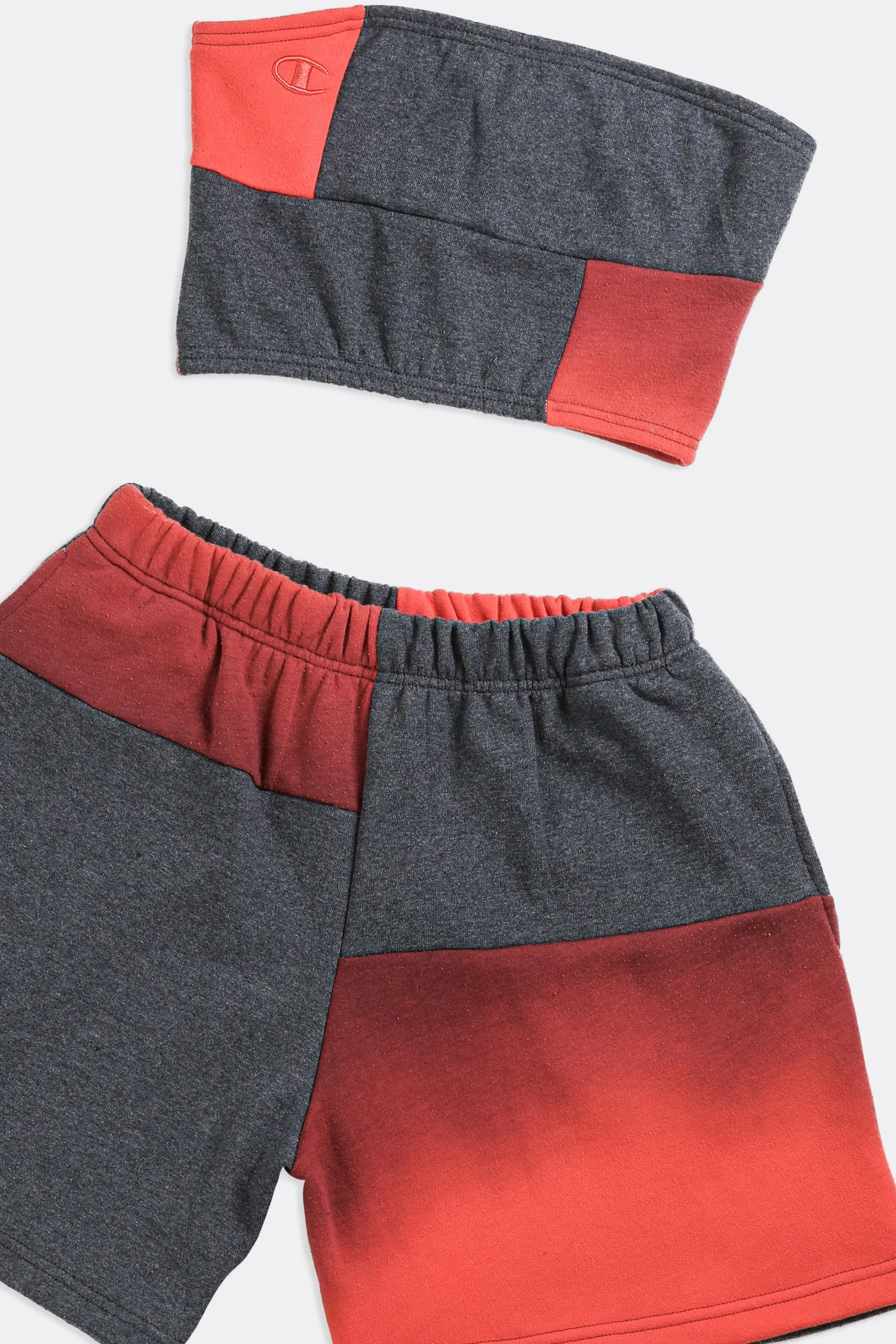 Rework Champion Patchwork Sweatshorts Set - S Frankie