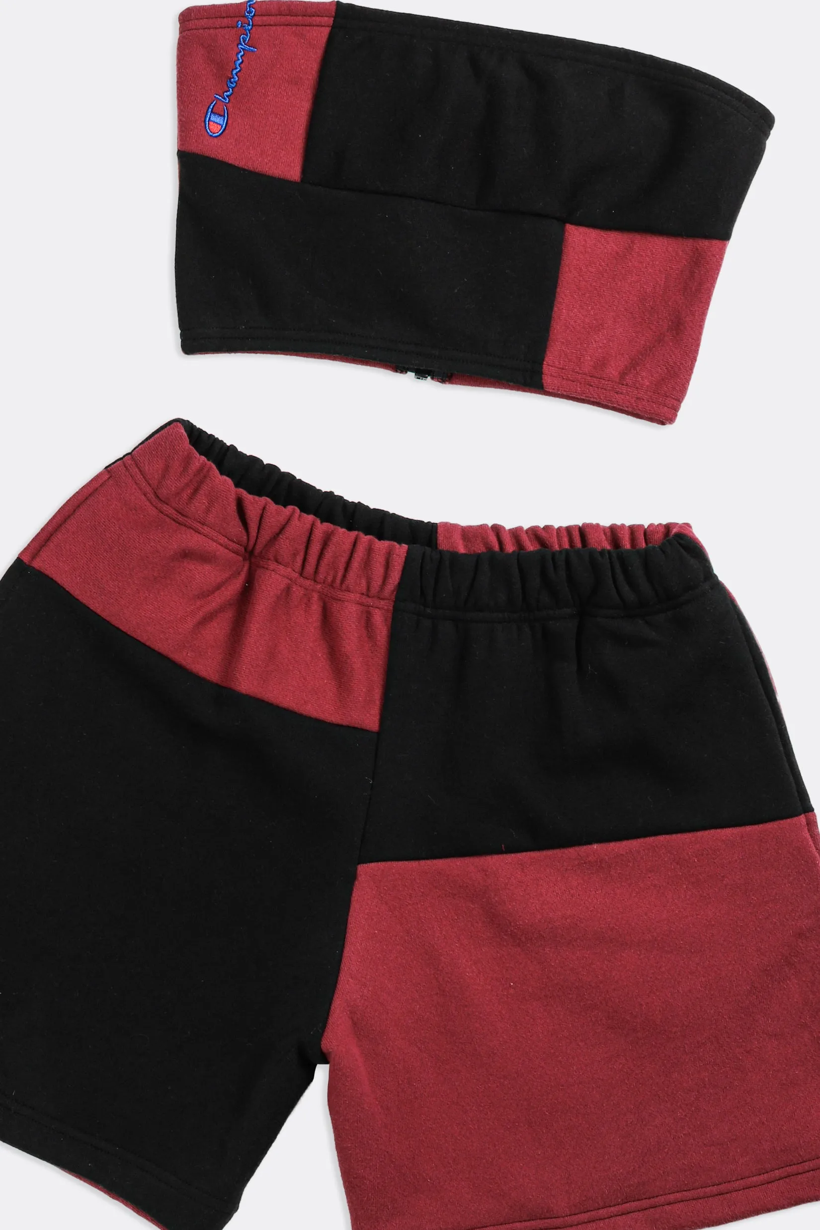 Rework Champion Patchwork Sweatshorts Set - S Frankie