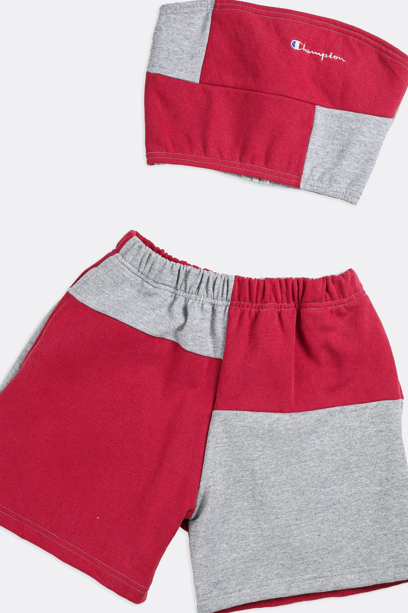 Rework Champion Patchwork Sweatshorts Set - XS Frankie