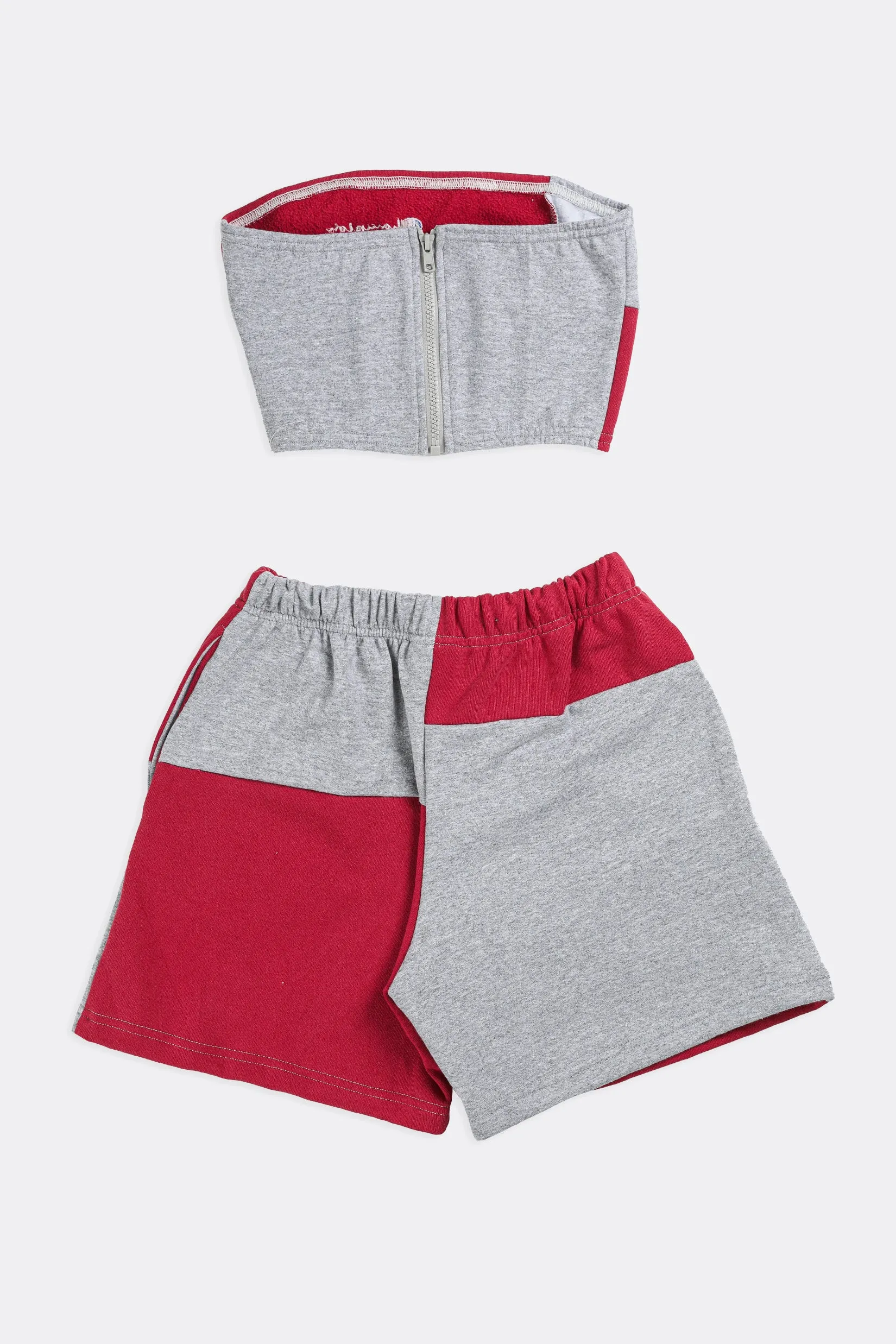 Rework Champion Patchwork Sweatshorts Set - XS Frankie