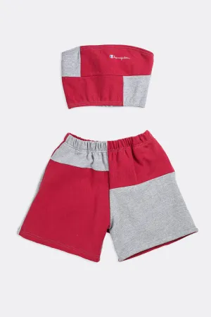 Rework Champion Patchwork Sweatshorts Set - XS Frankie
