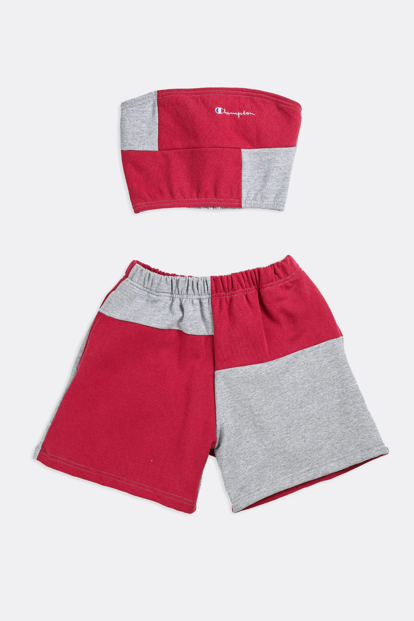 Rework Champion Patchwork Sweatshorts Set - XS Frankie