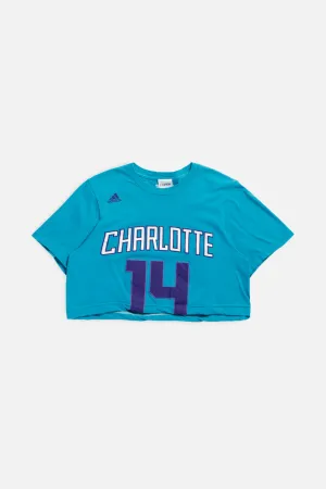 Rework Charlotte Hornets NBA Crop Tee - XS Frankie