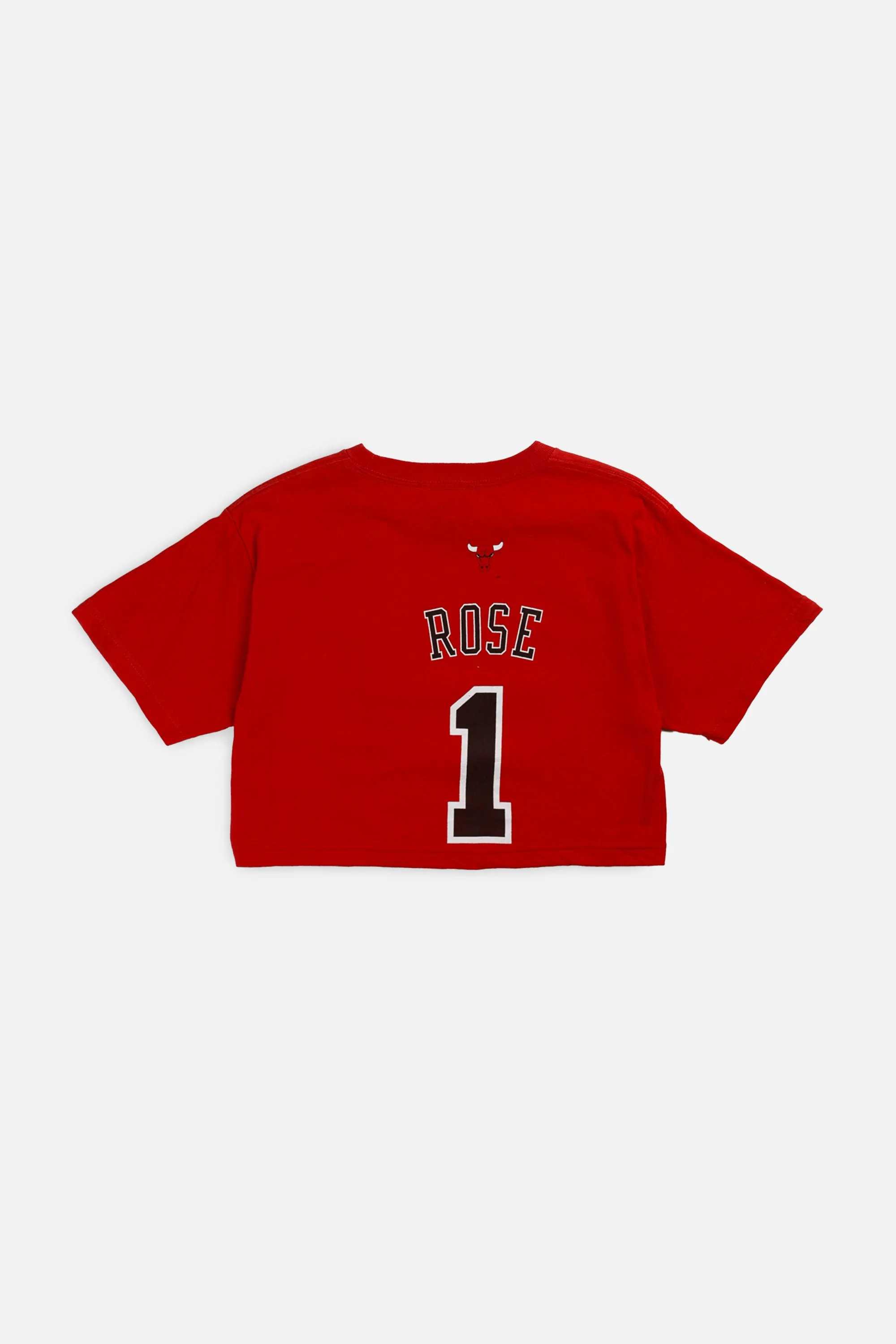 Rework Chicago Bulls NBA Crop Tee - S Frankie