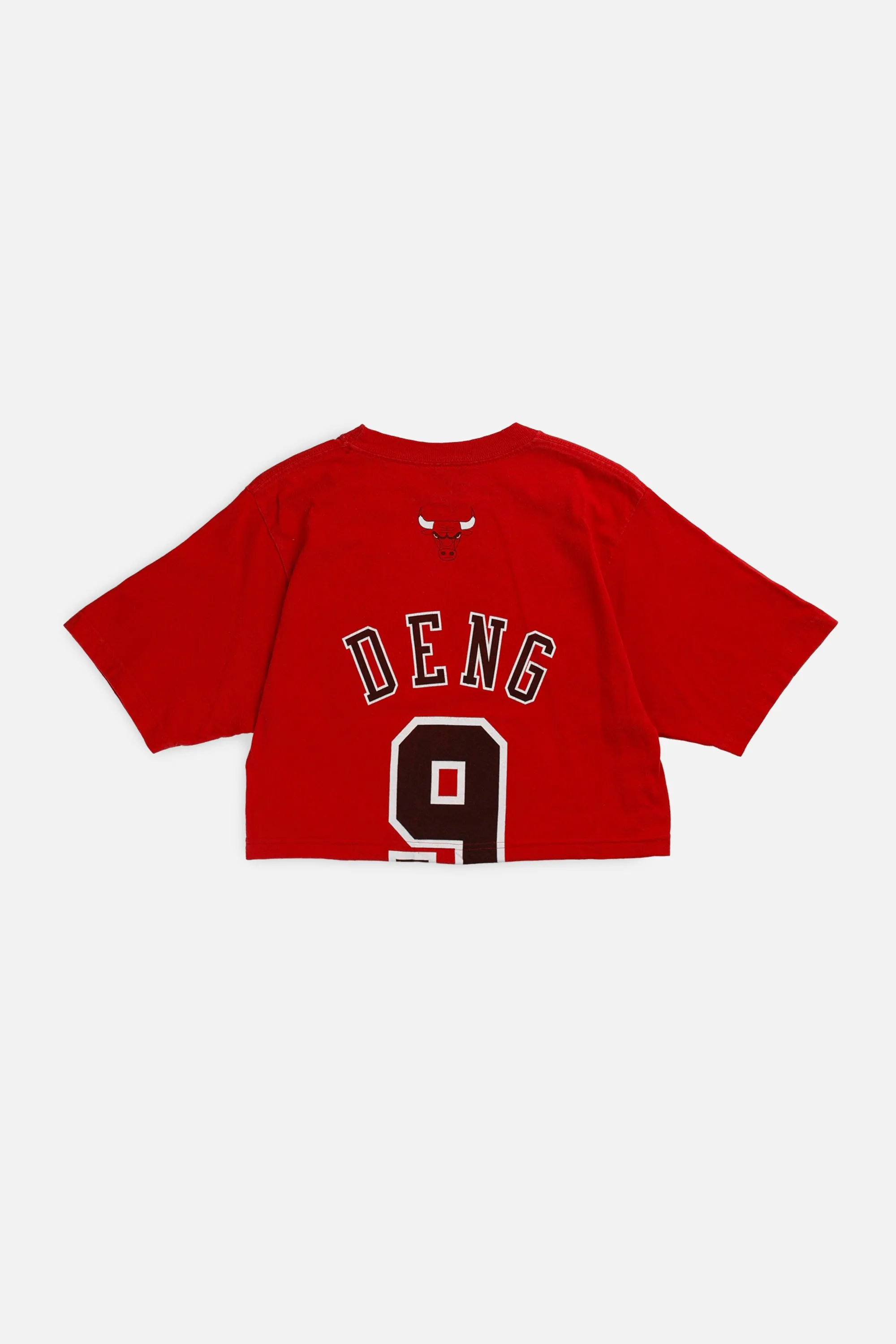Rework Chicago Bulls NBA Crop Tee - S Frankie