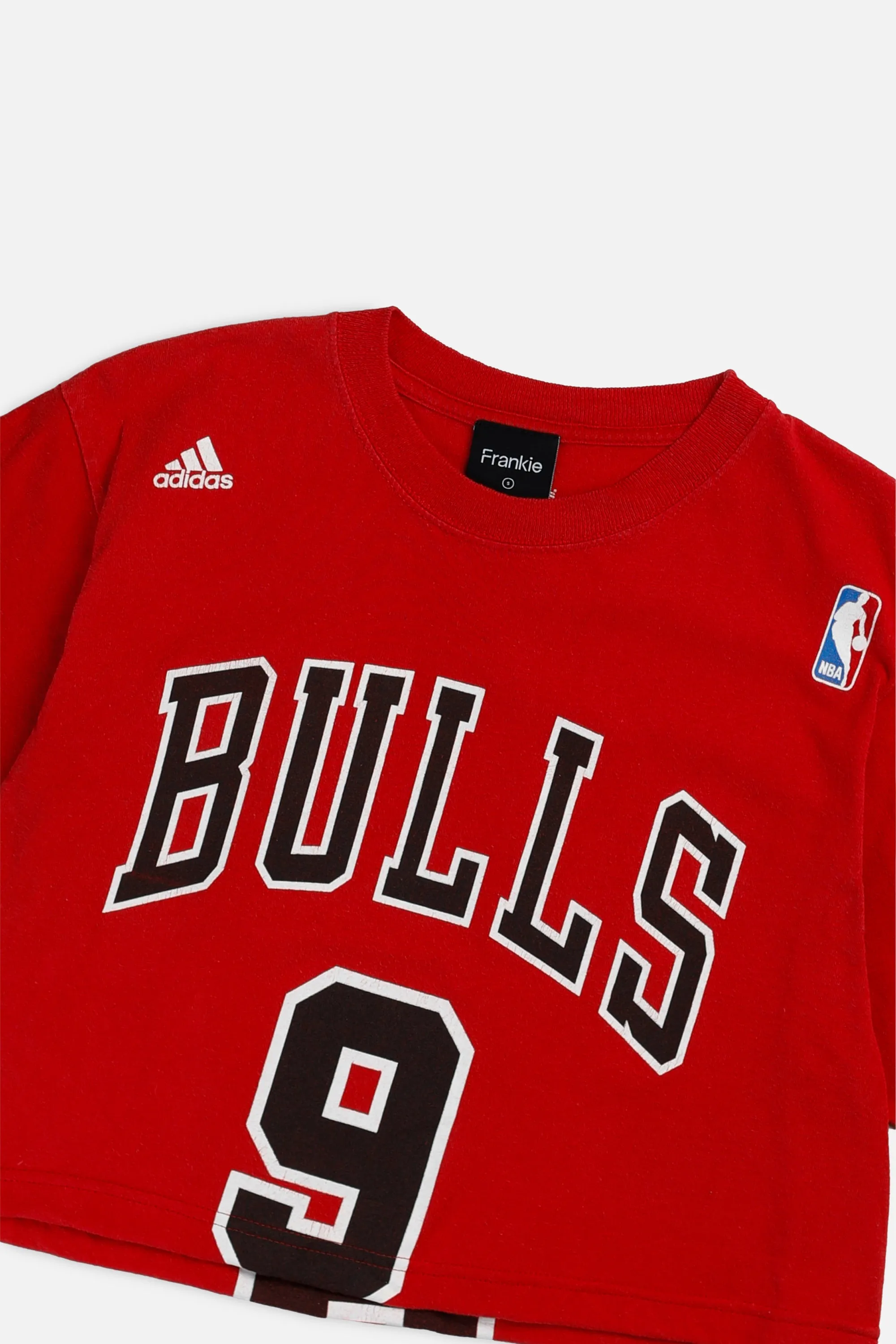 Rework Chicago Bulls NBA Crop Tee - S Frankie