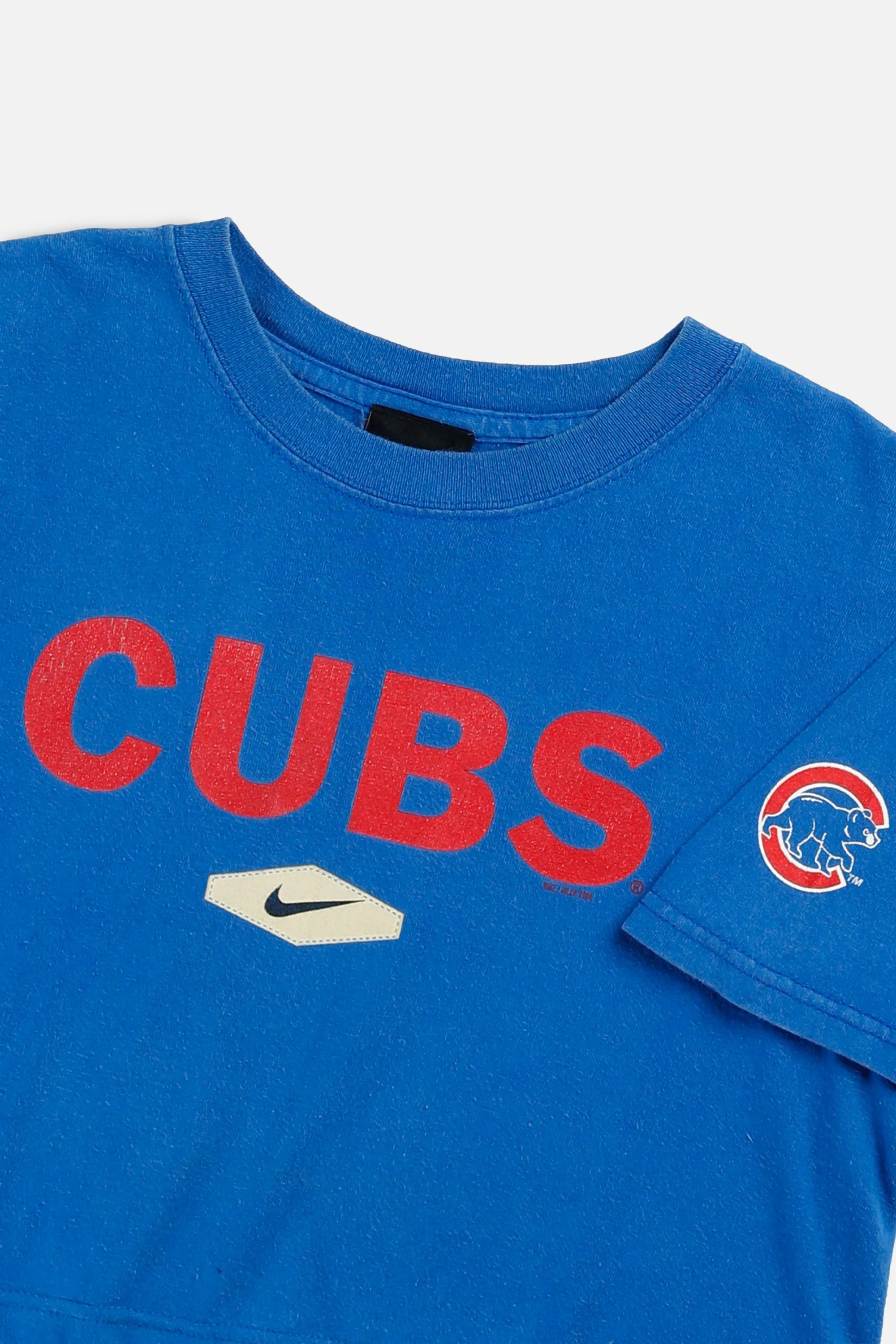Rework Chicago Cubs MLB Crop Tee - S Frankie