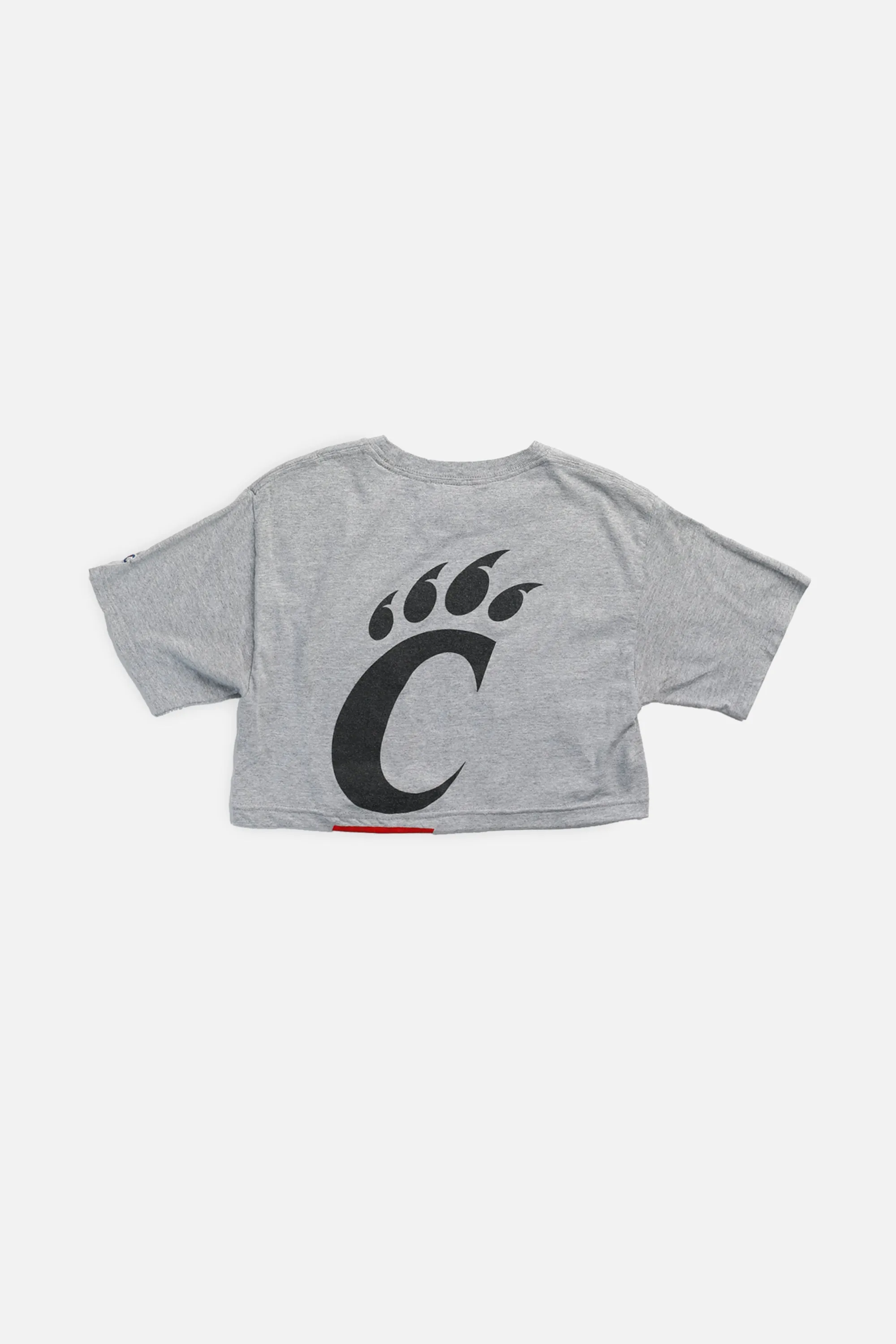 Rework Cincinnati Bearcats NCAA Crop Tee - XS Frankie