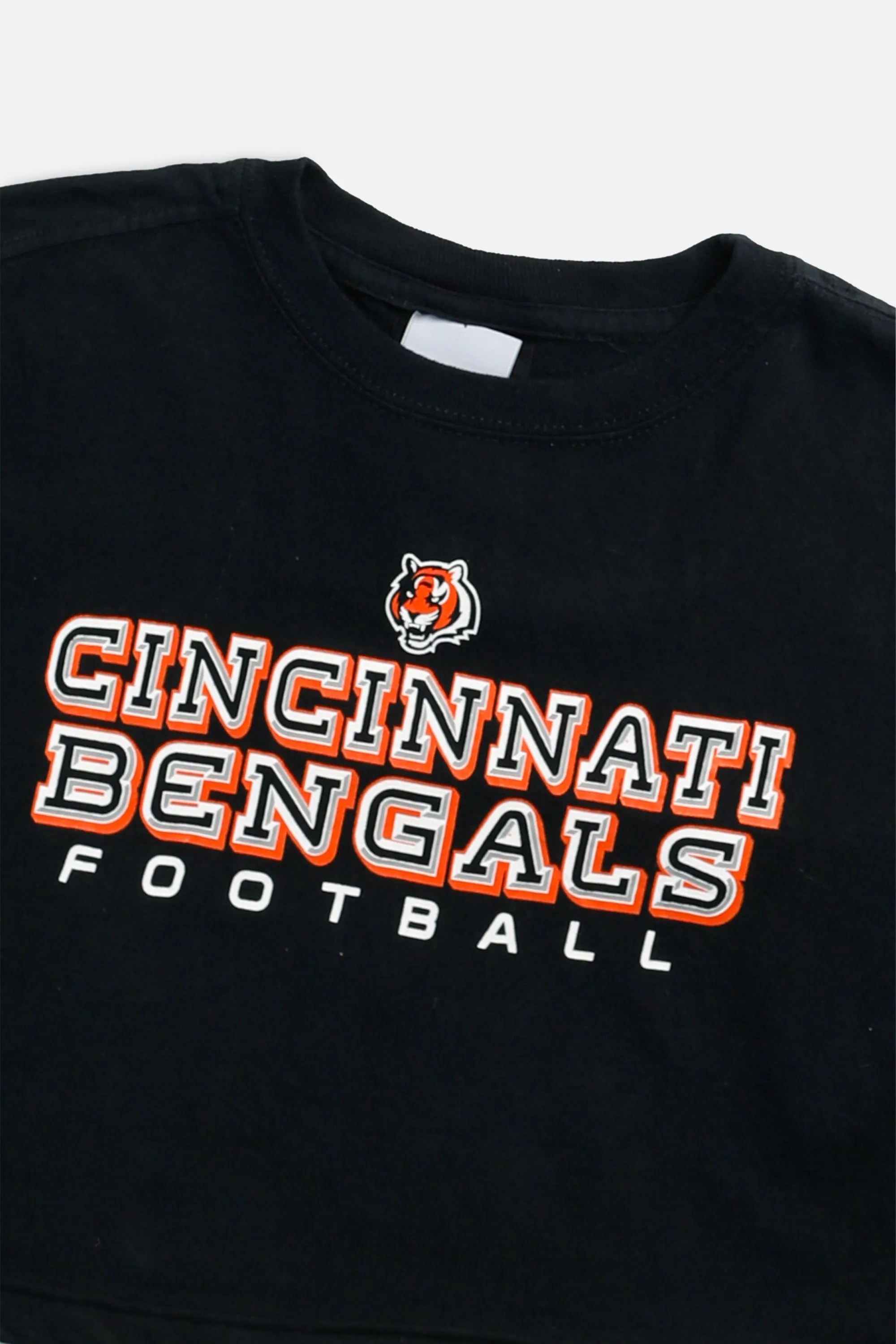 Rework Cincinnati Bengals NFL Crop Tee - XS Frankie