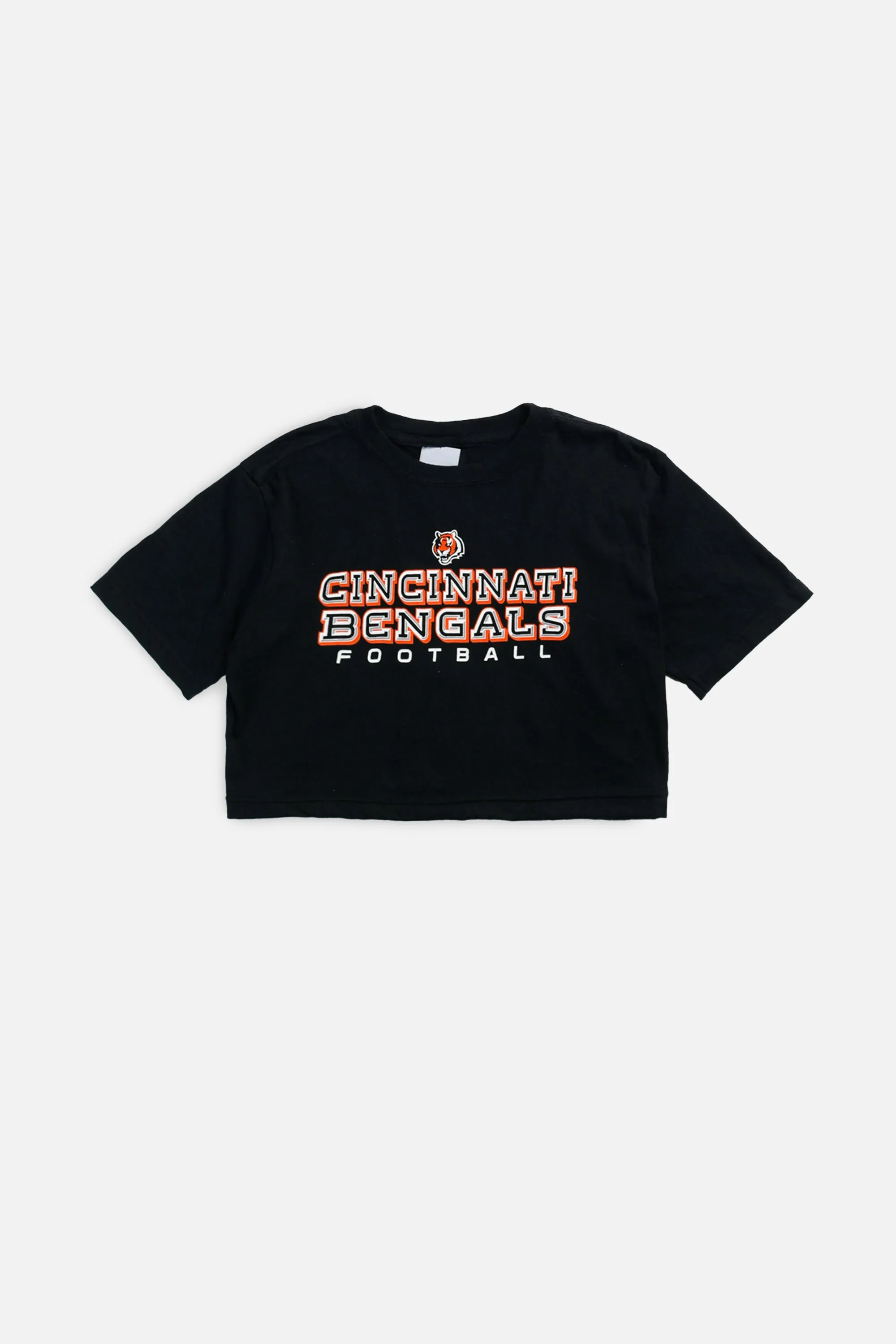 Rework Cincinnati Bengals NFL Crop Tee - XS Frankie