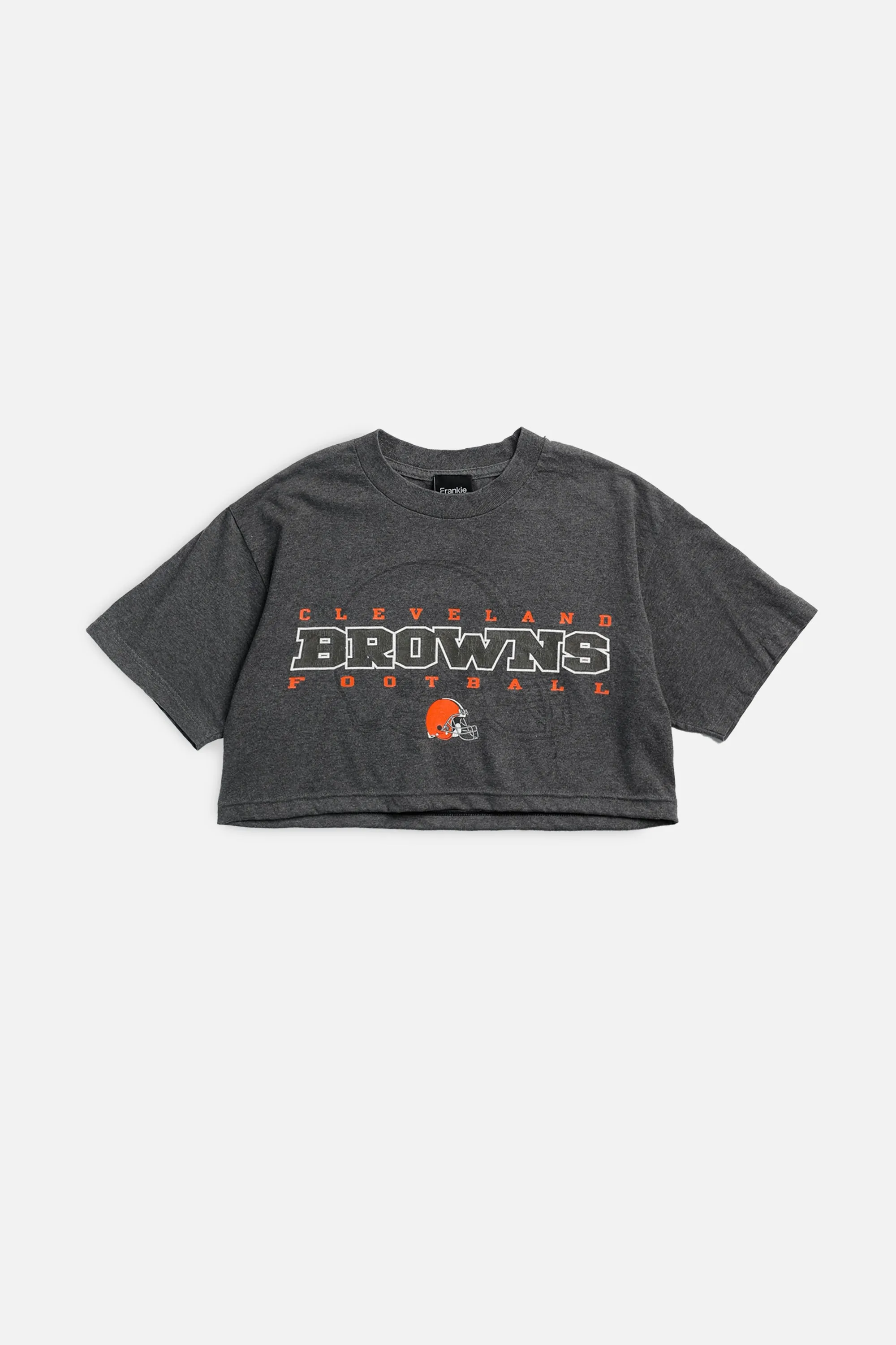 Rework Cleveland Browns NFL Crop Tee - M Frankie