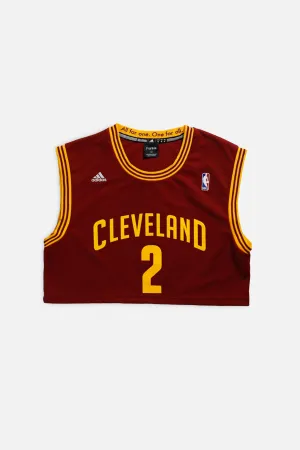 Rework Cleveland Cavaliers NBA Crop Jersey - L Frankie