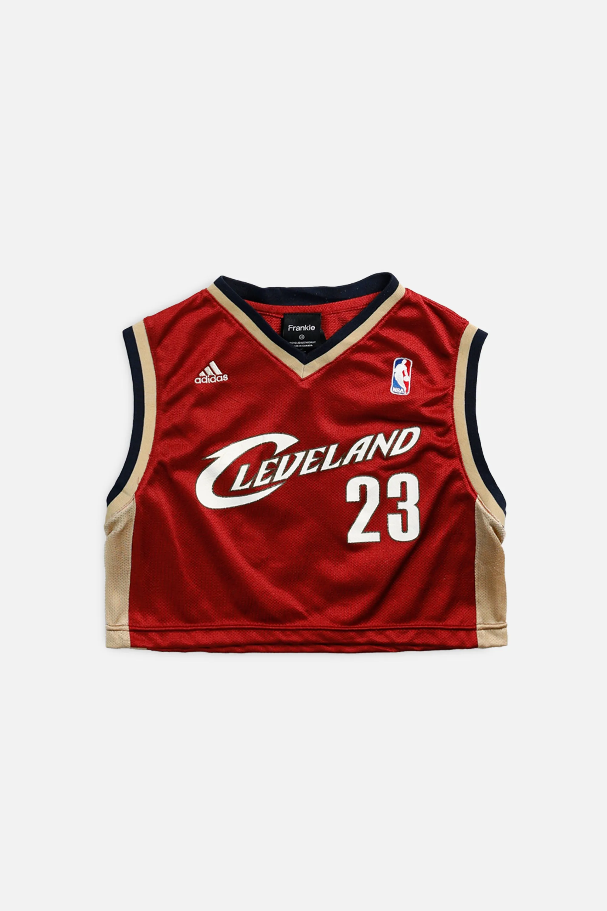Rework Cleveland Cavaliers NBA Crop Jersey - XS Frankie
