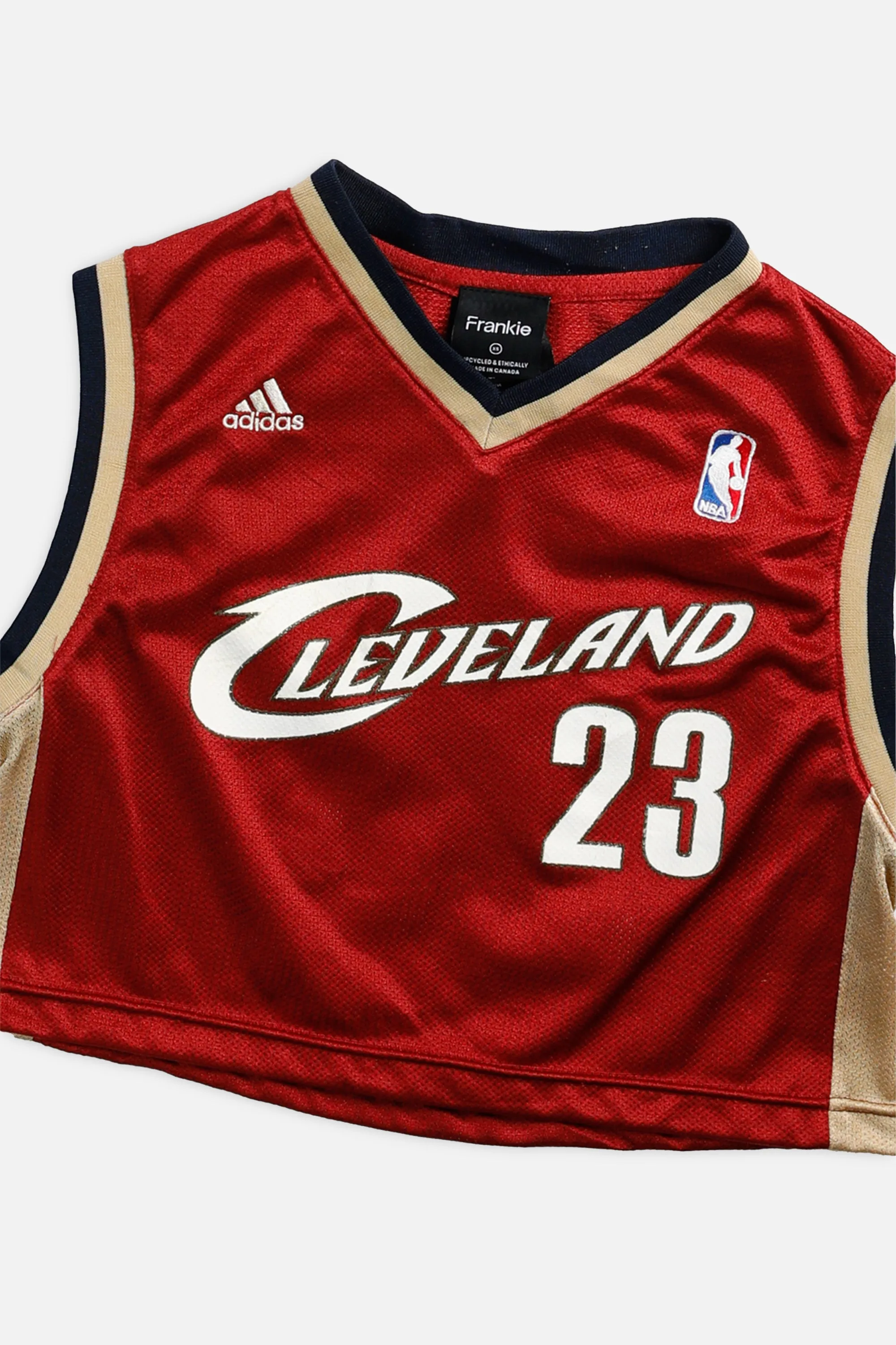 Rework Cleveland Cavaliers NBA Crop Jersey - XS Frankie