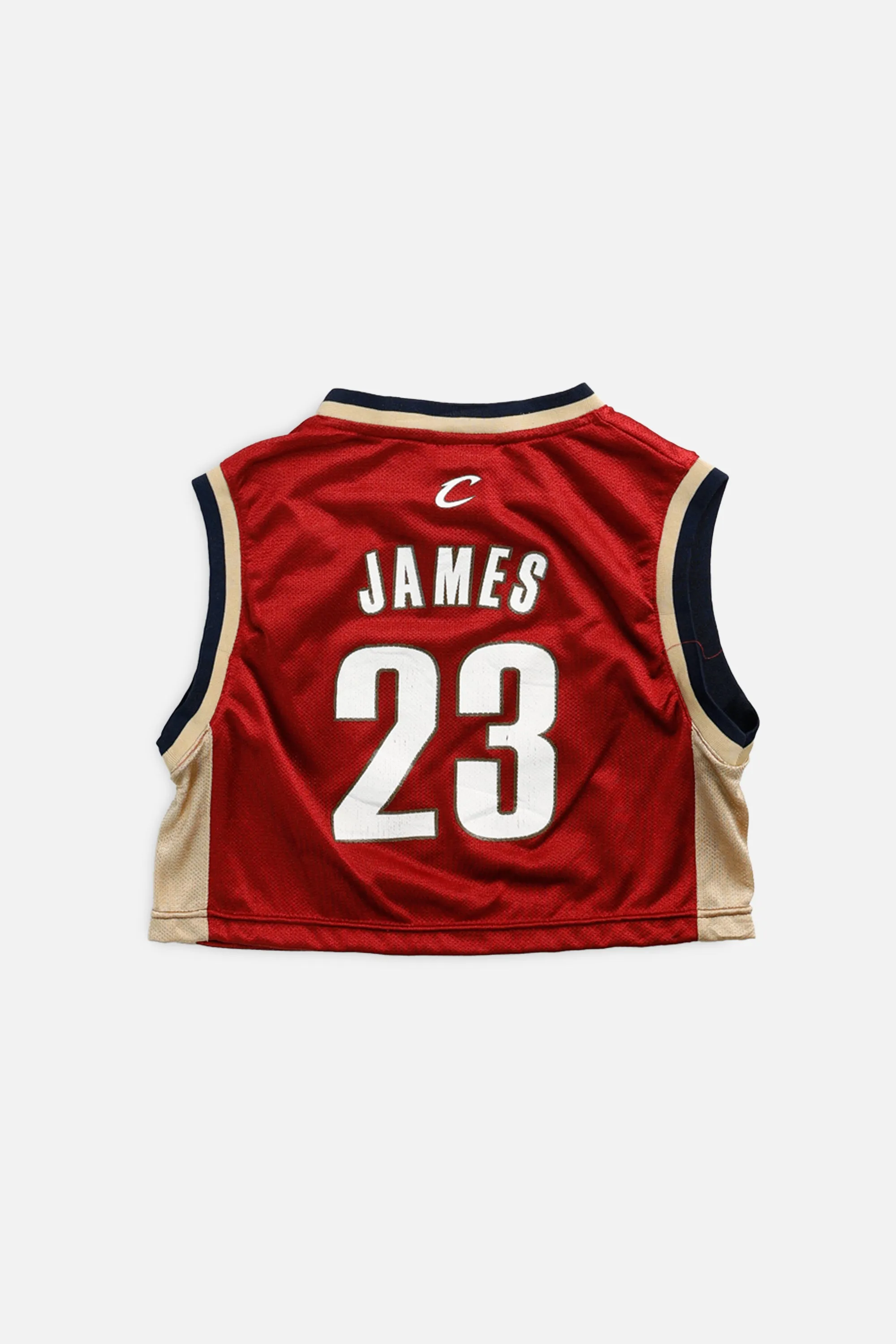 Rework Cleveland Cavaliers NBA Crop Jersey - XS Frankie