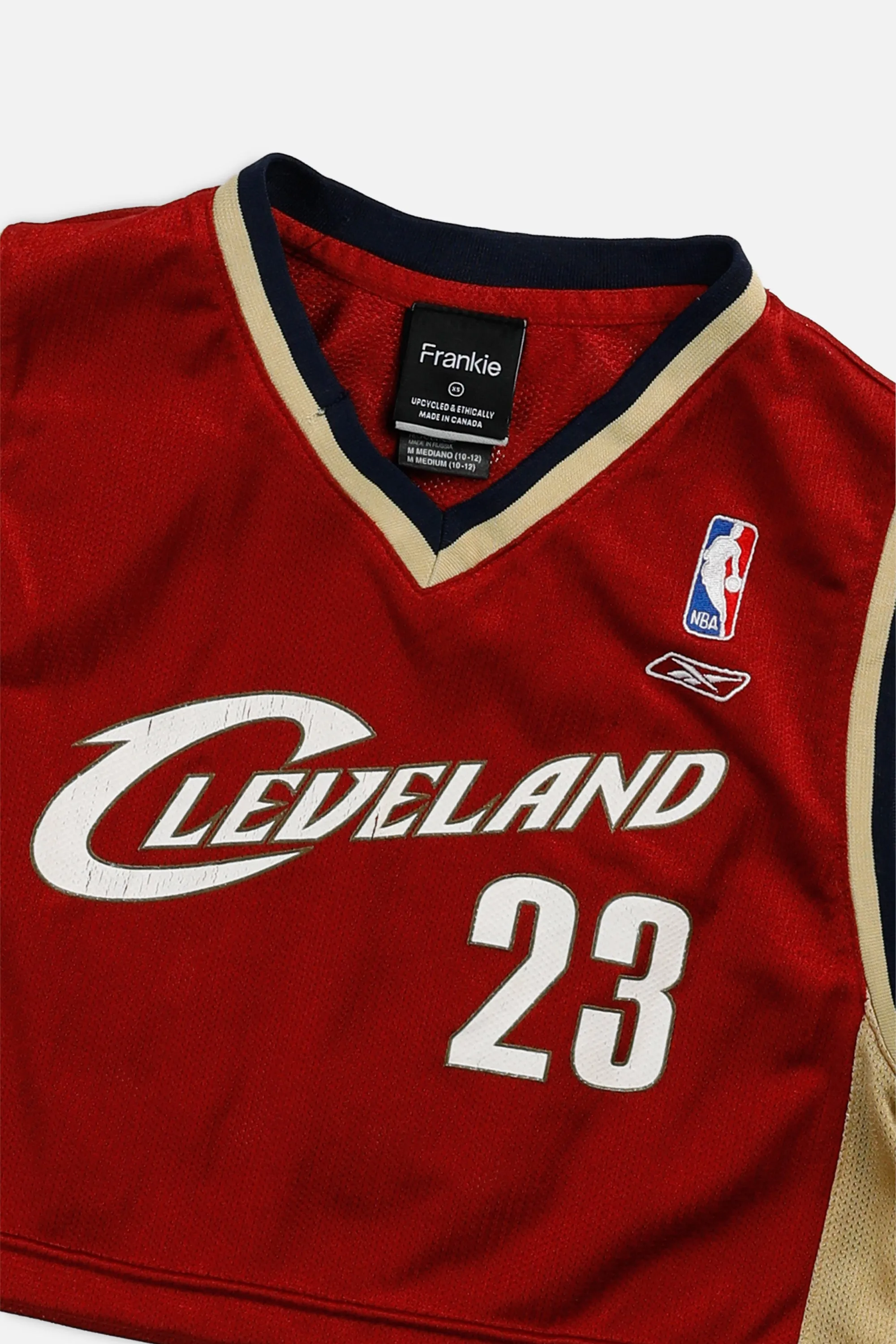 Rework Cleveland Cavaliers NBA Crop Jersey - XS Frankie