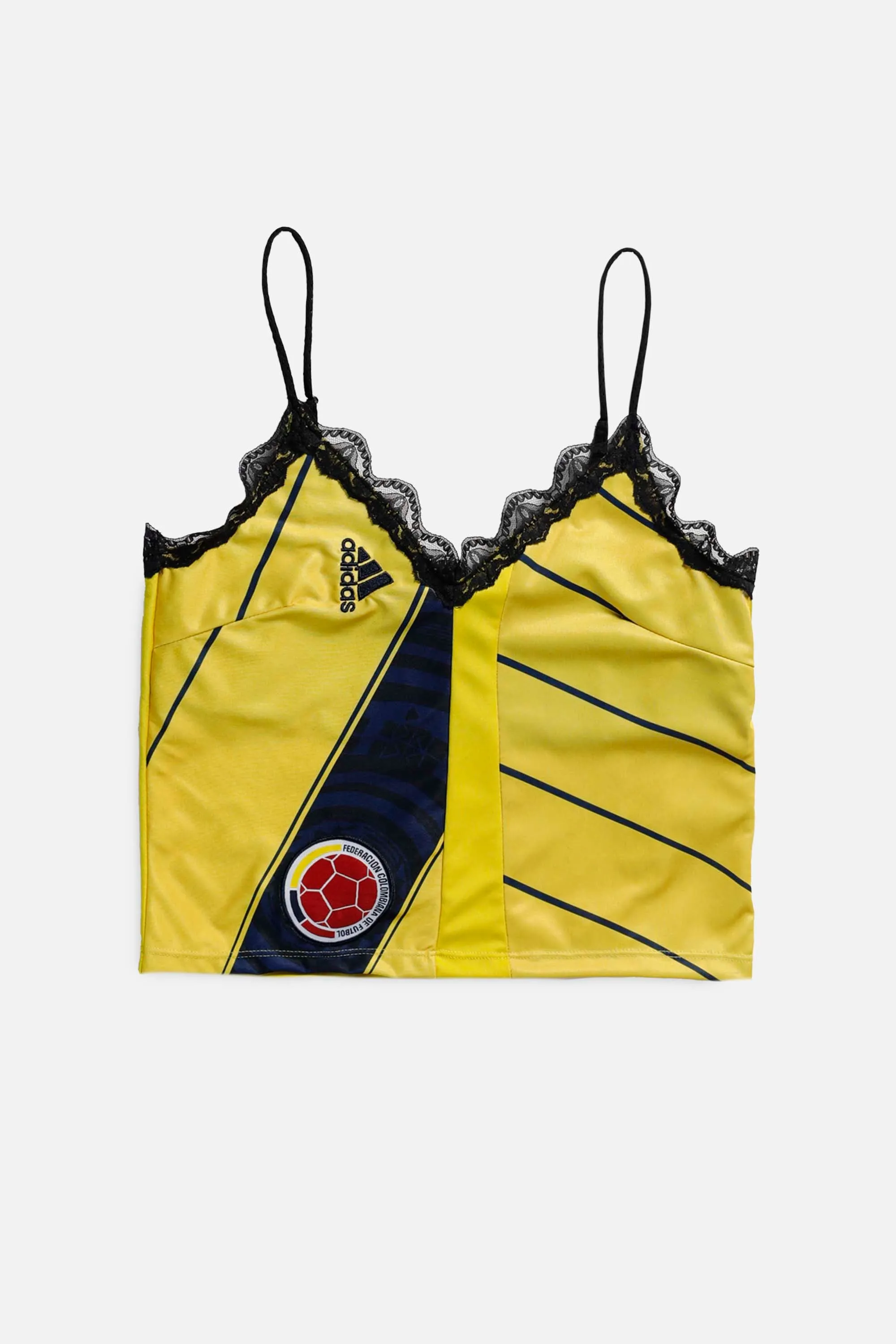 Rework Colombia Soccer Lace Tank - XS Frankie