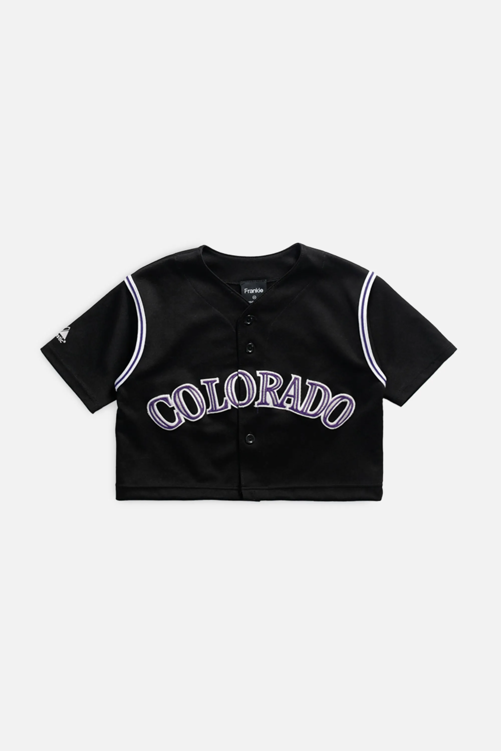 Rework Colorado Rockies MLB Crop Jersey - XS Frankie
