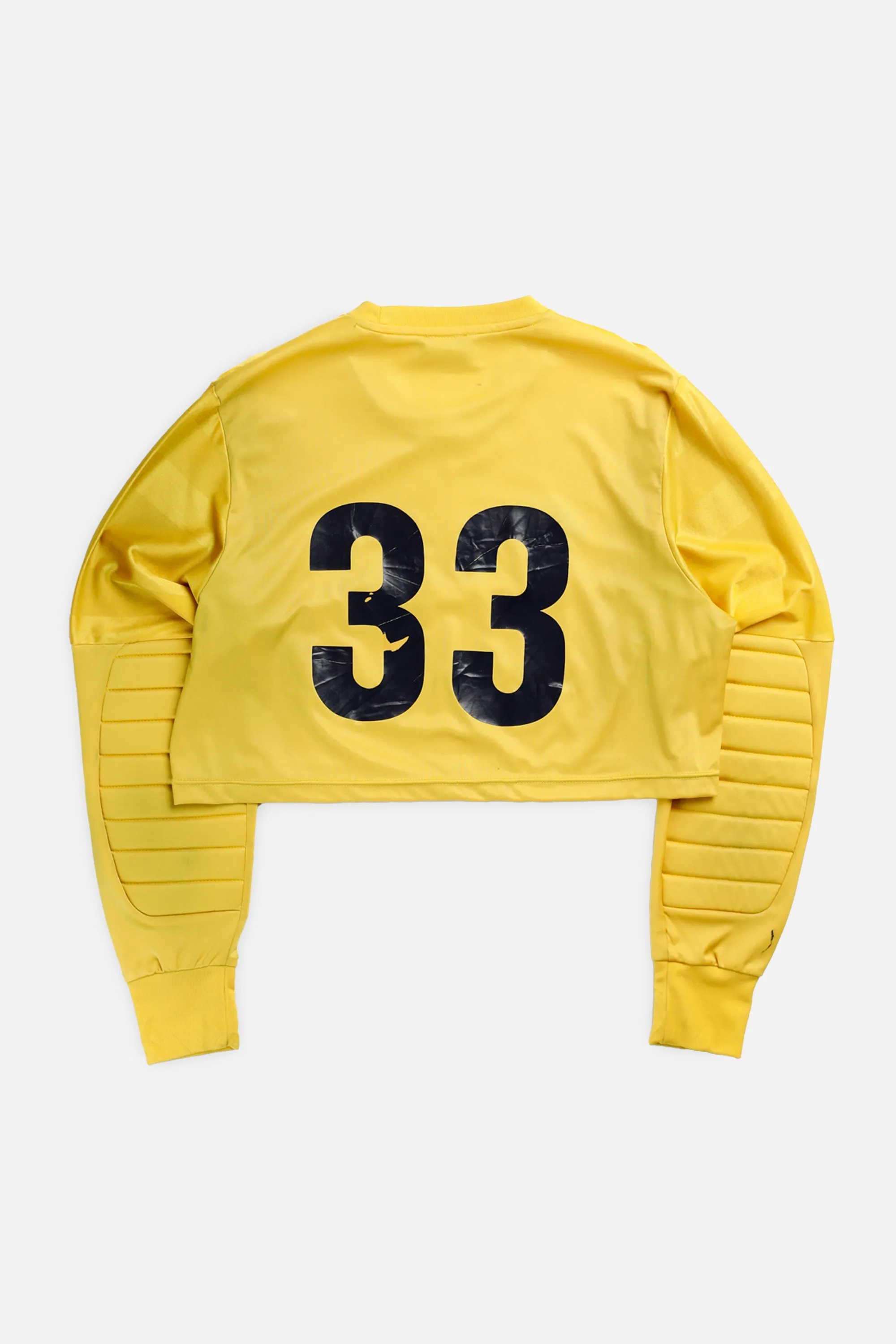 Rework Crop Adidas Soccer Goalie Jersey - L Frankie