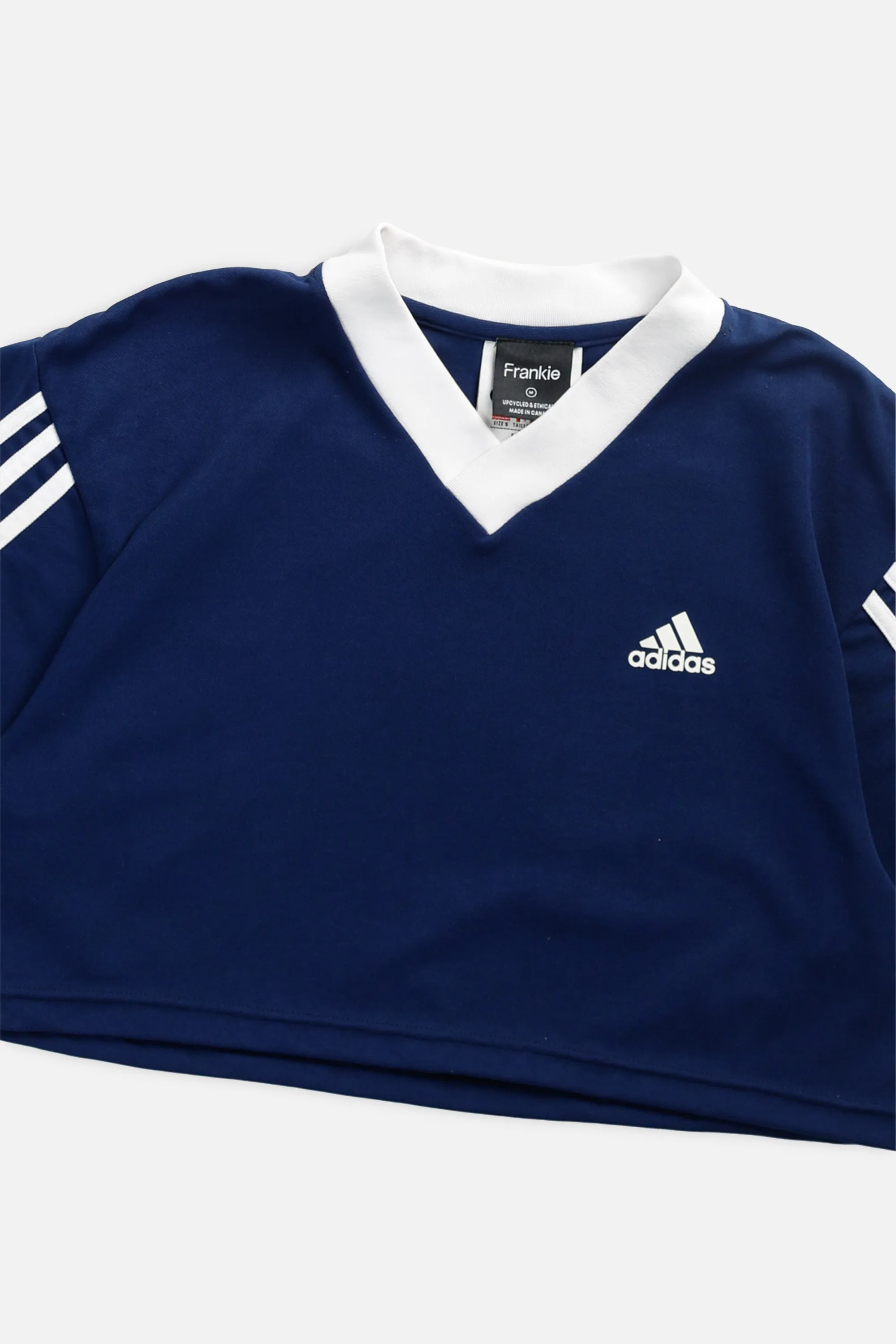 Rework Crop Adidas Soccer Jersey - M Frankie