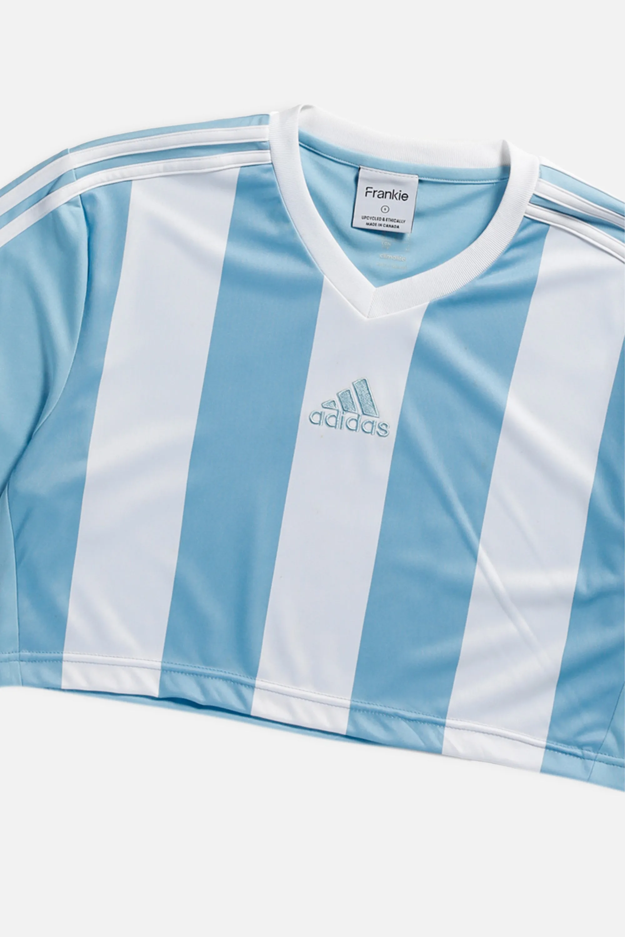 Rework Crop Adidas Soccer Jersey - S Frankie