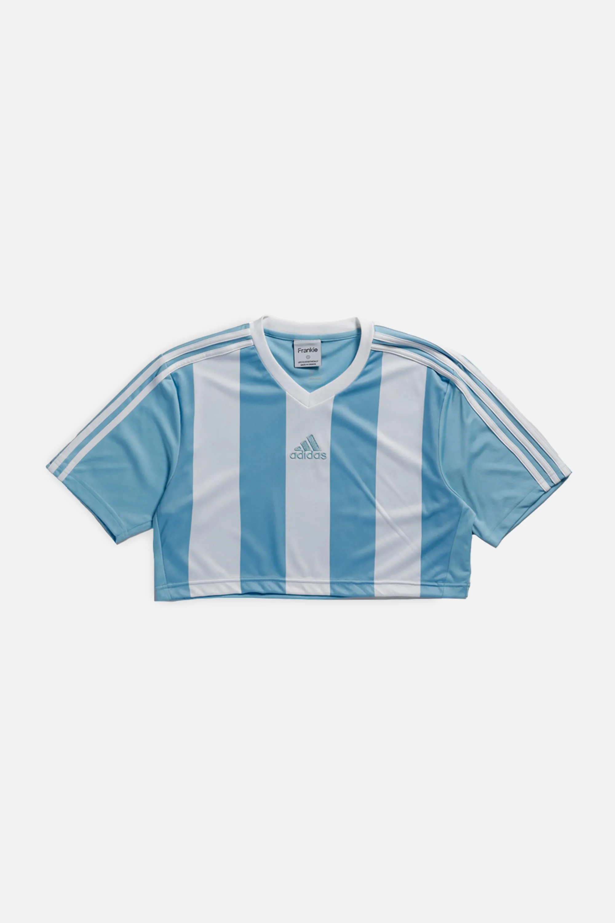 Rework Crop Adidas Soccer Jersey - S Frankie