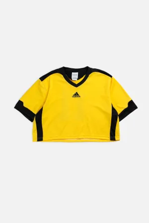 Rework Crop Adidas Soccer Jersey - XL Frankie