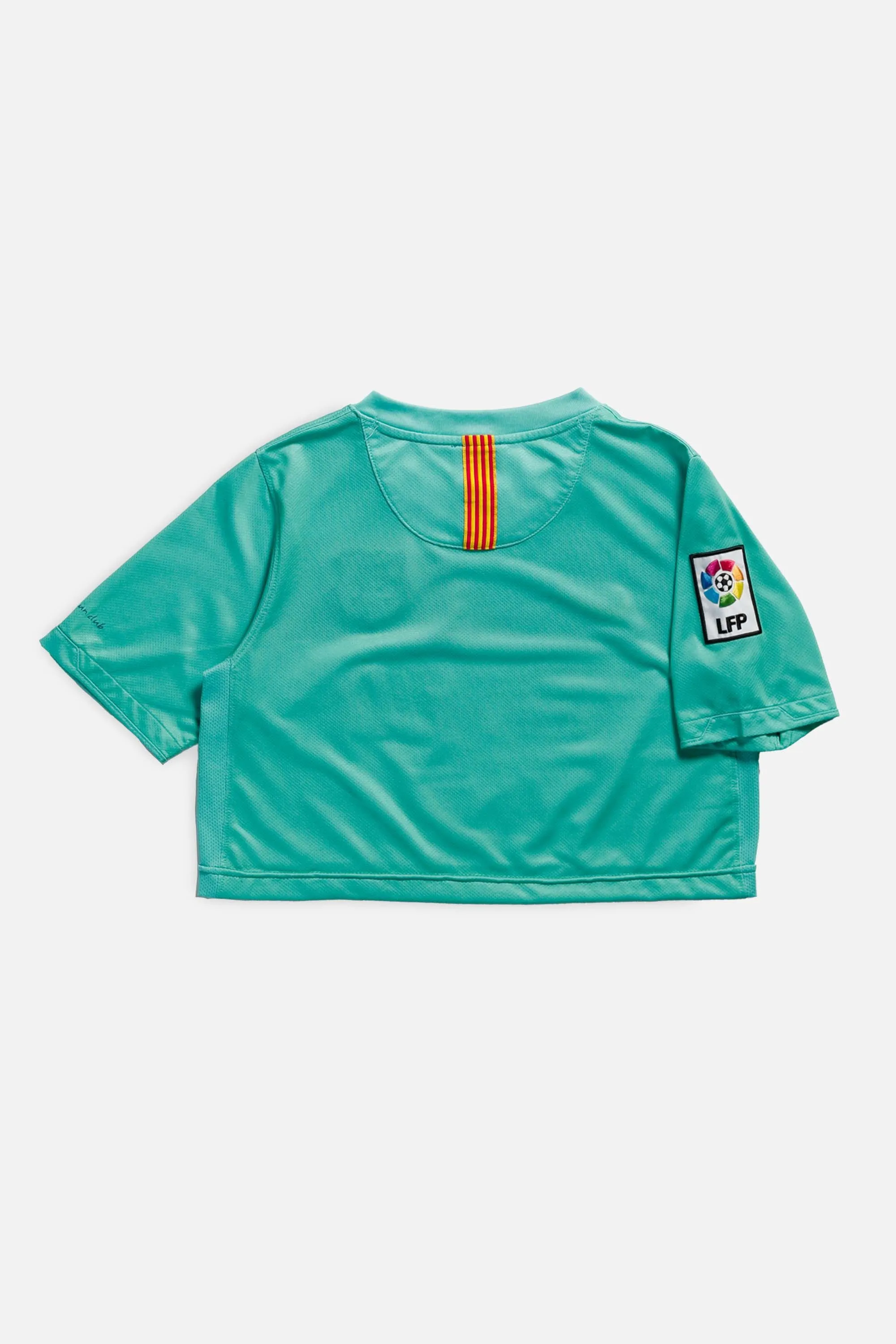 Rework Crop Barcelona Soccer Jersey - XS Frankie