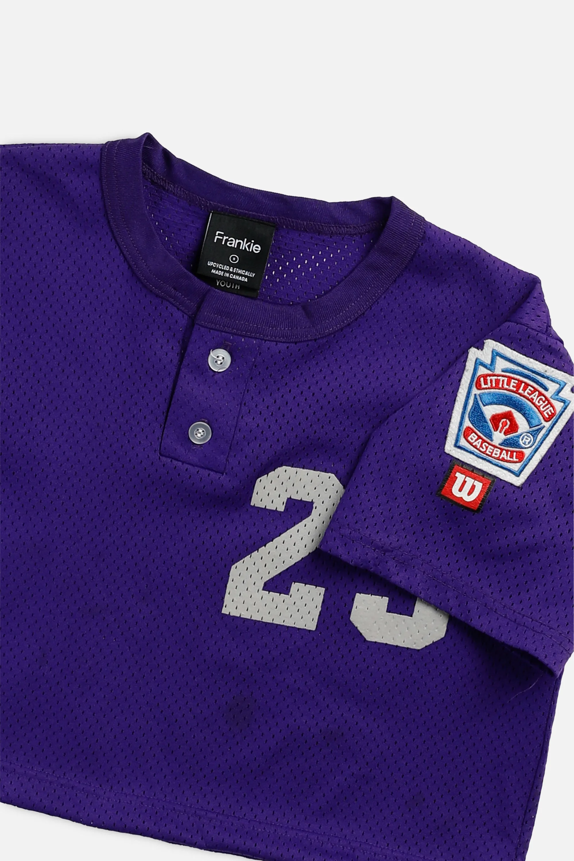 Rework Crop Baseball Jersey - S Frankie