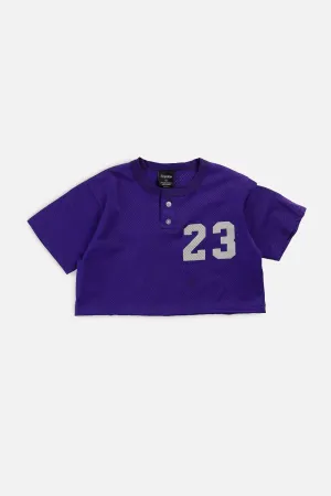 Rework Crop Baseball Jersey - S Frankie